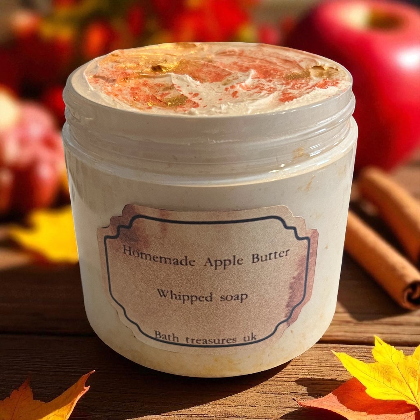 Homemade Apple Butter whipped soap 💫