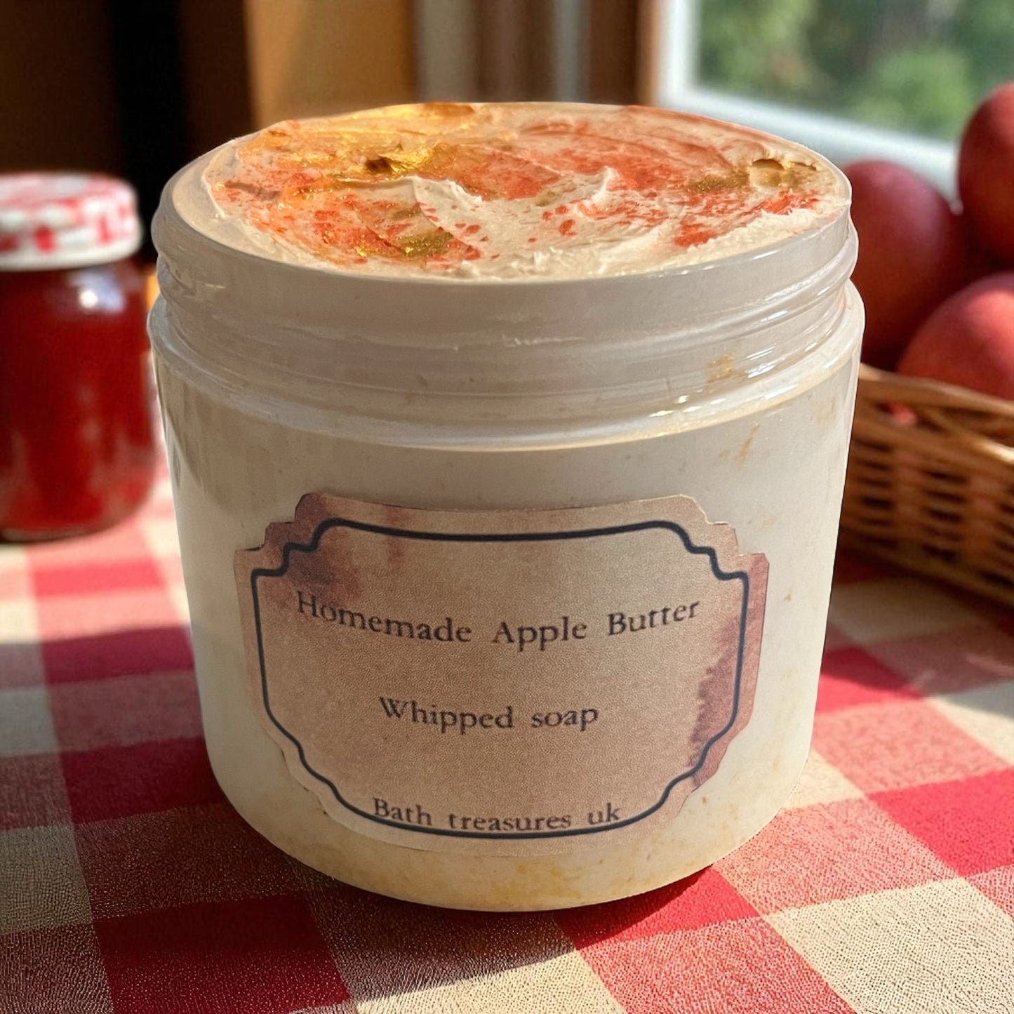Homemade Apple Butter whipped soap 💫