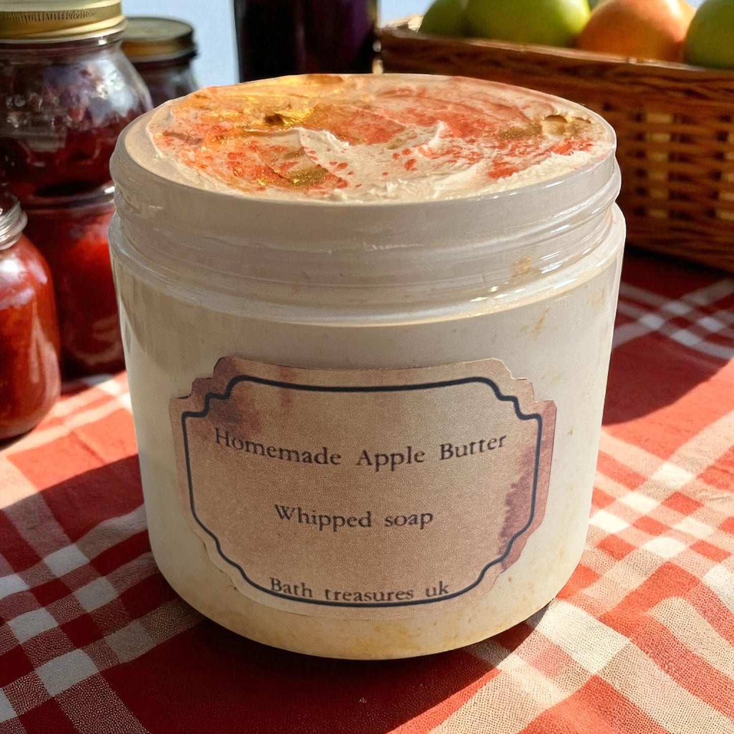 Homemade Apple Butter whipped soap 💫