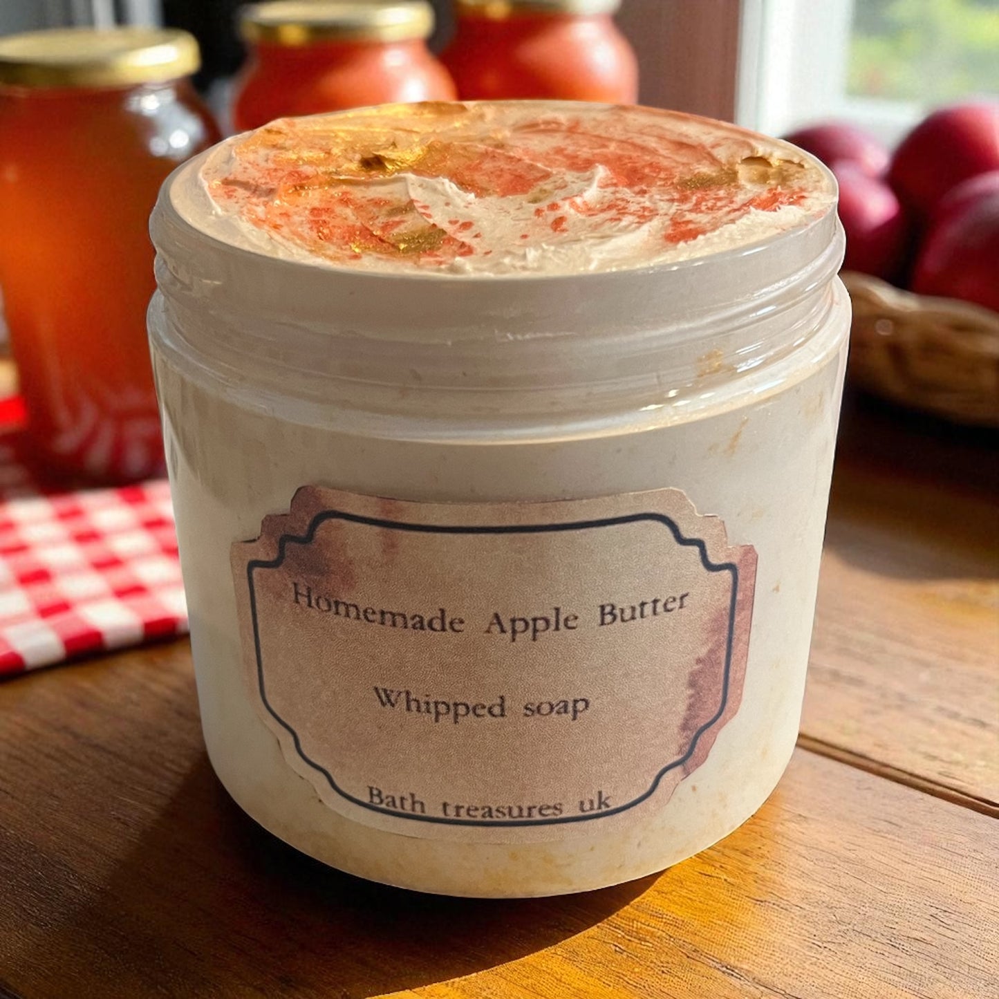 Homemade Apple Butter whipped soap 💫