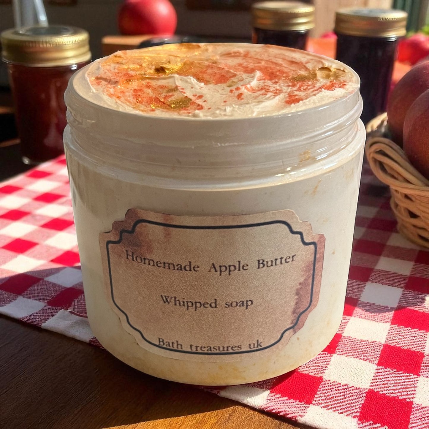 Homemade Apple Butter whipped soap 💫