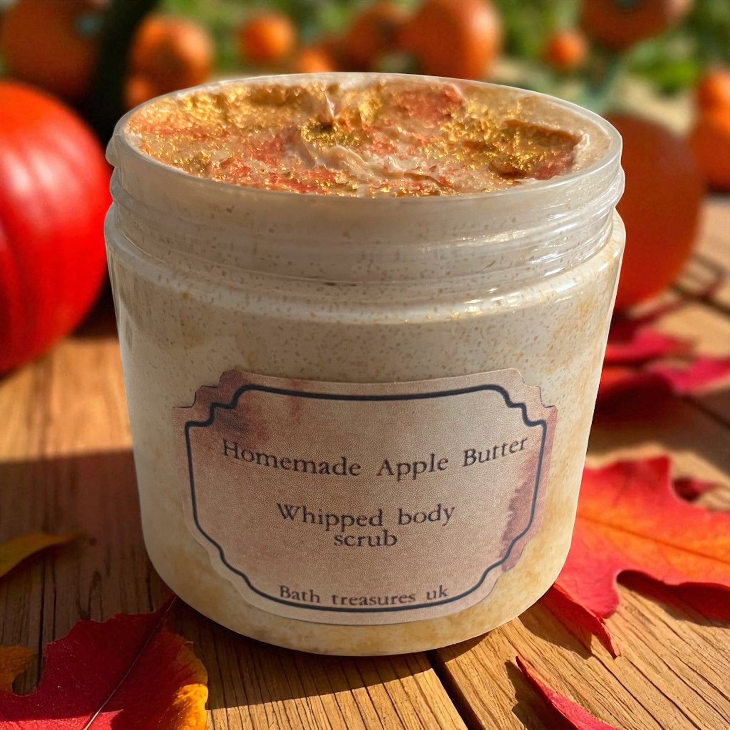 Homemade Apple Butter whipped body scrub 💫