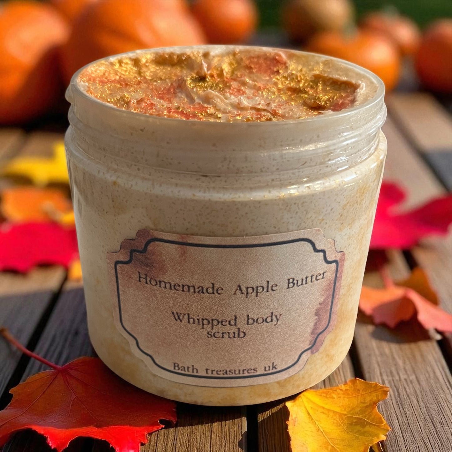 Homemade Apple Butter whipped body scrub 💫