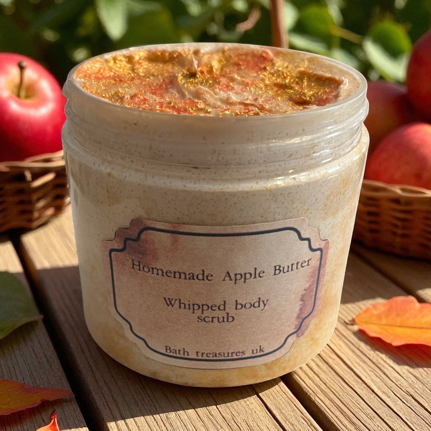 Homemade Apple Butter whipped body scrub 💫
