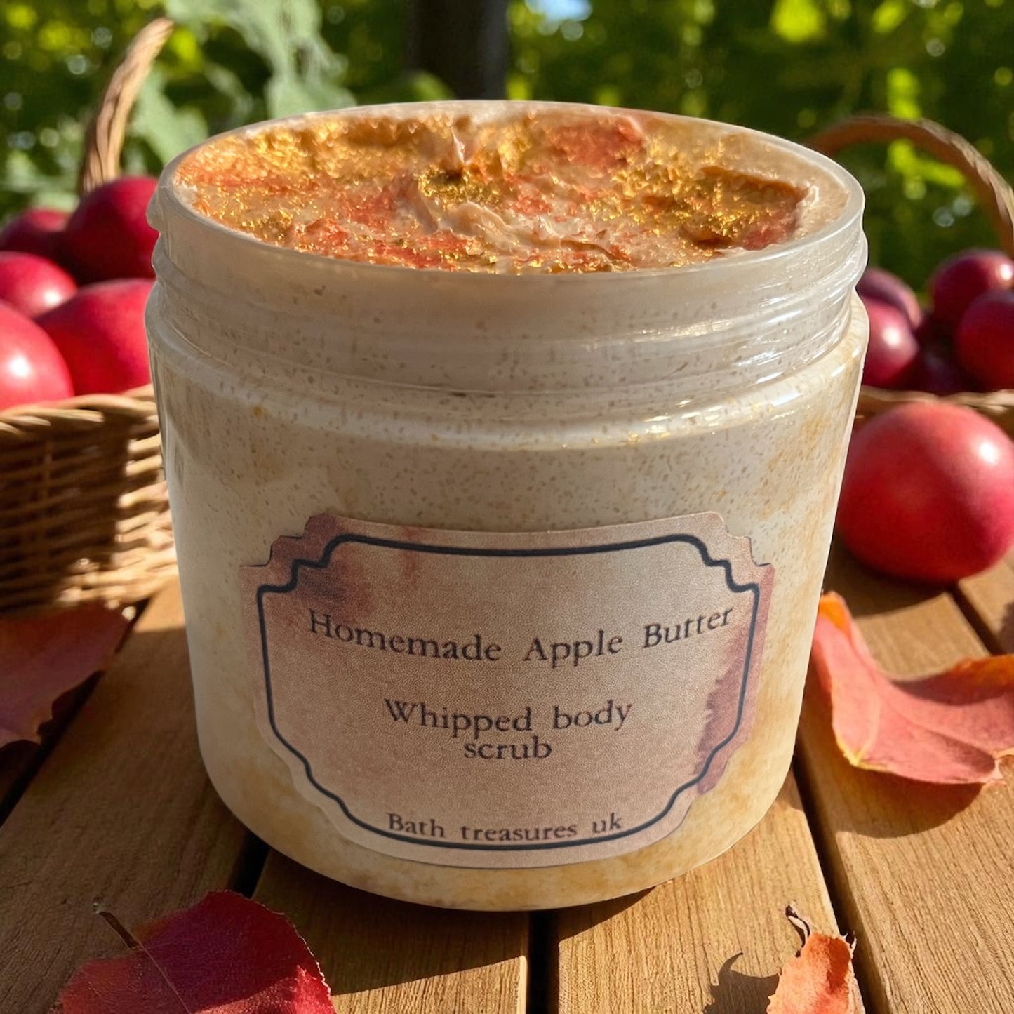 Homemade Apple Butter whipped body scrub 💫