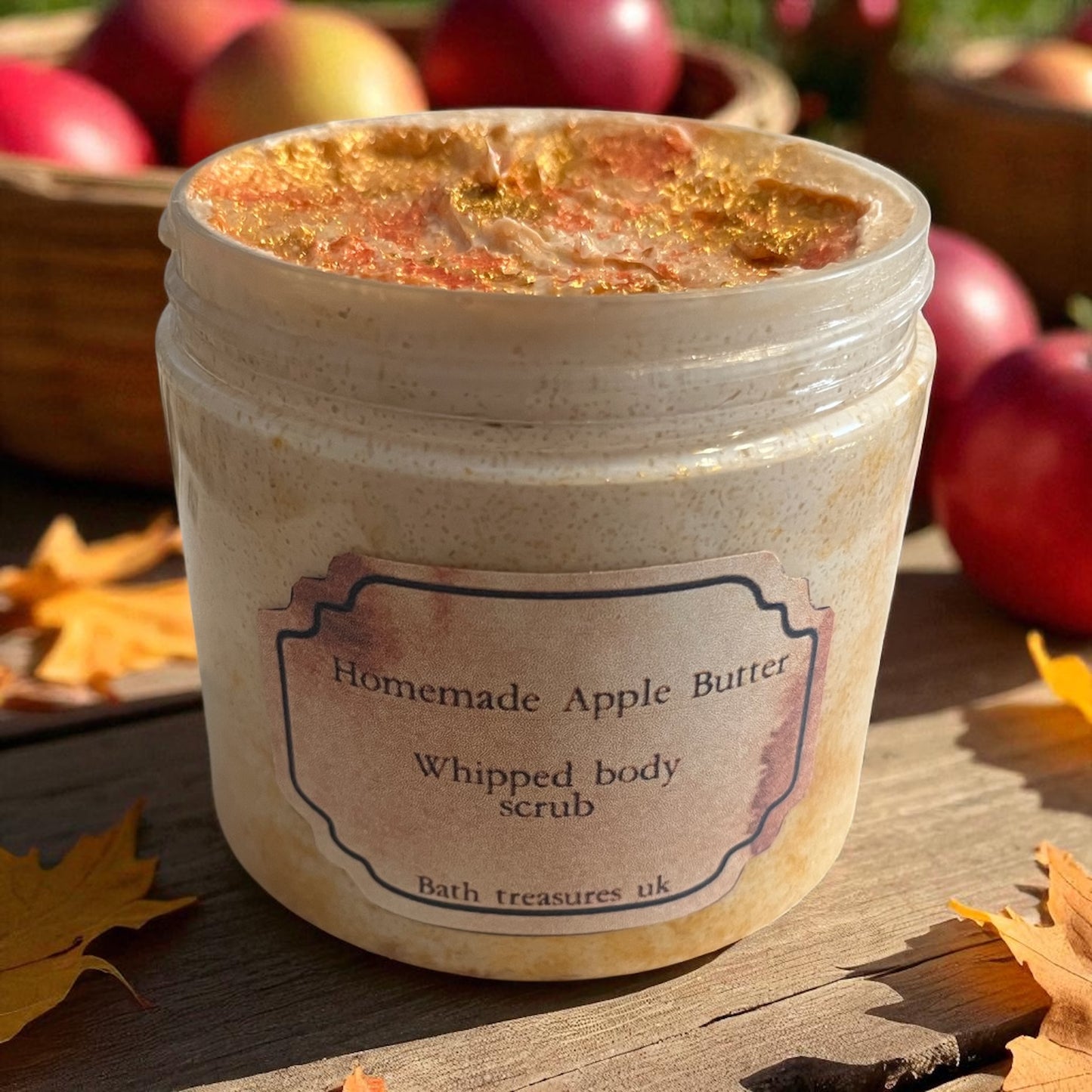 Homemade Apple Butter whipped body scrub 💫