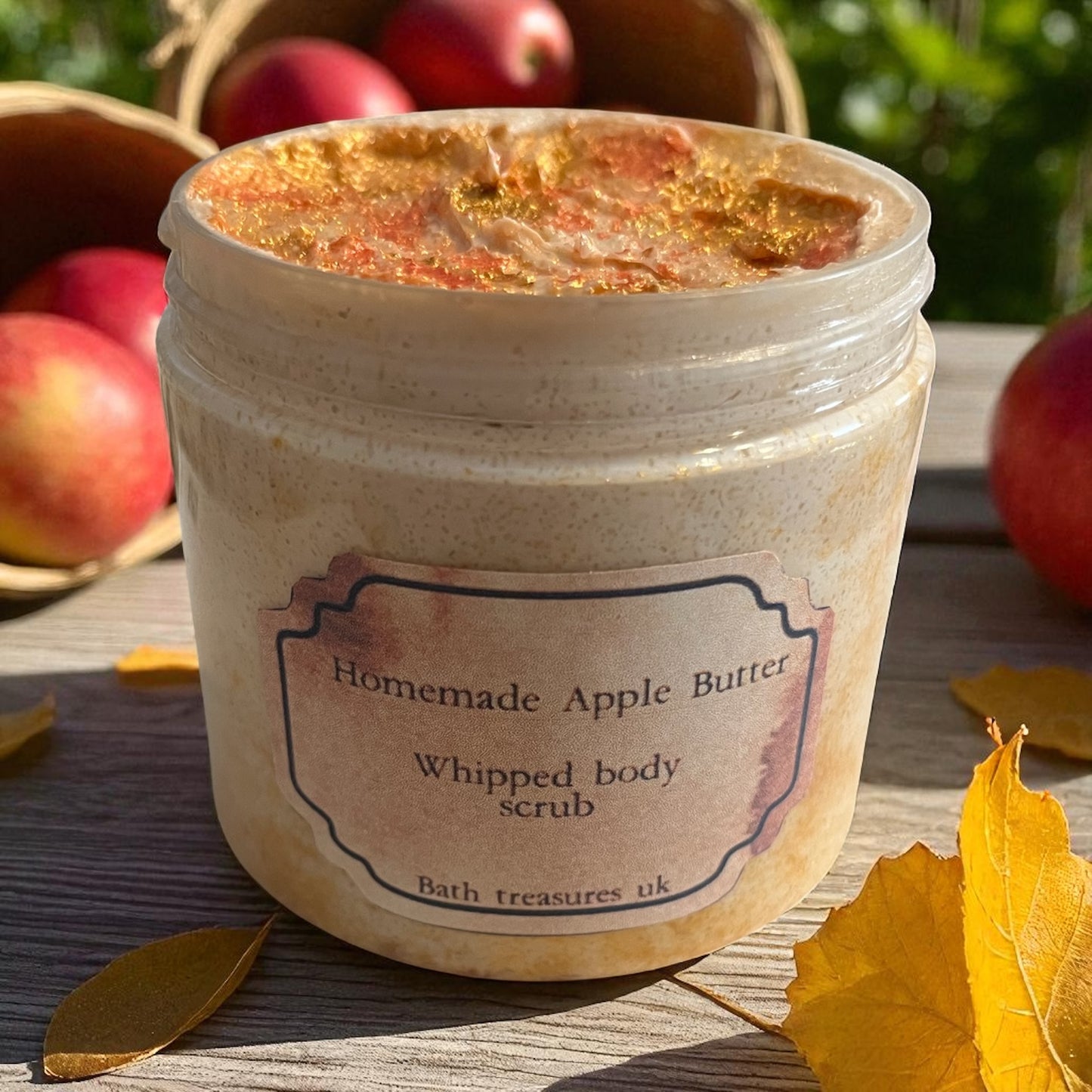 Homemade Apple Butter whipped body scrub 💫