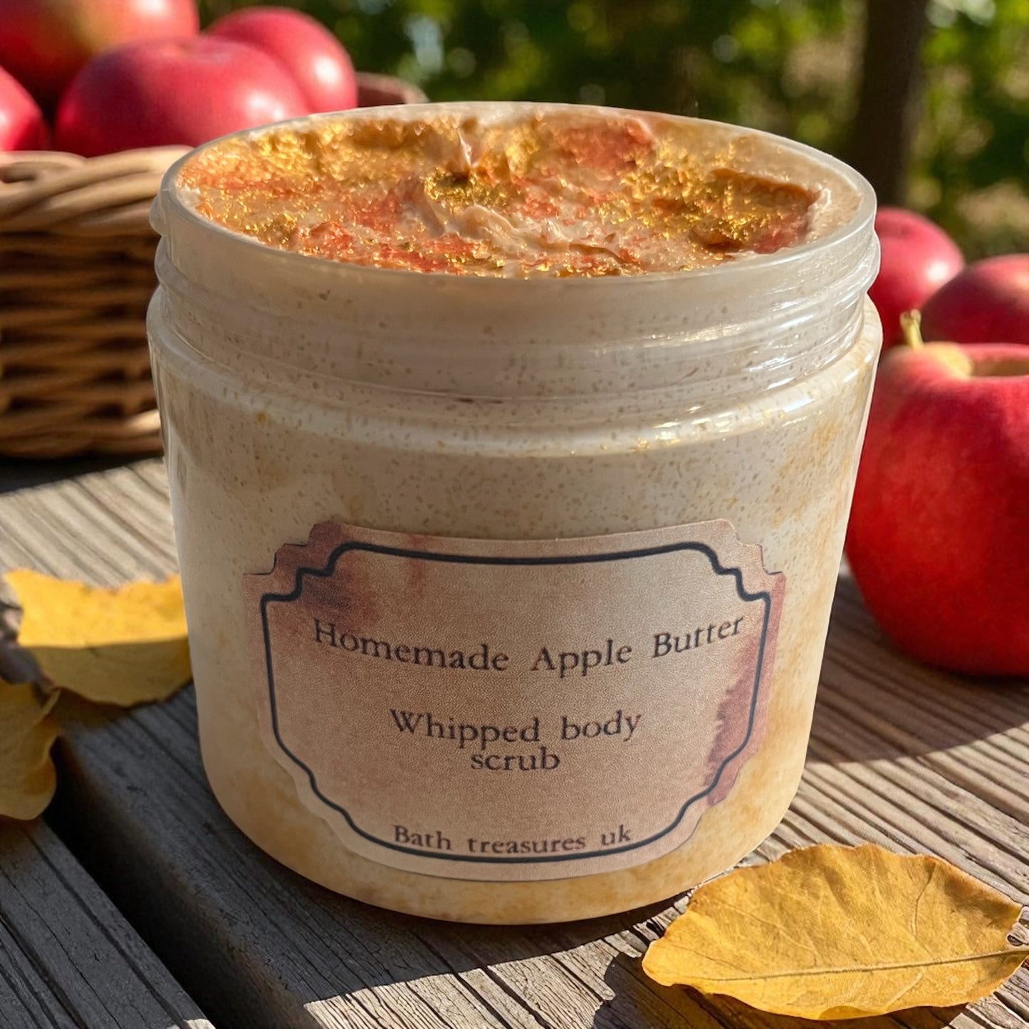 Homemade Apple Butter whipped body scrub 💫