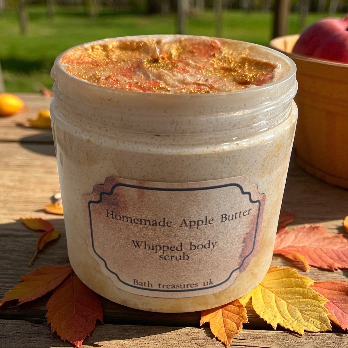Homemade Apple Butter whipped body scrub 💫