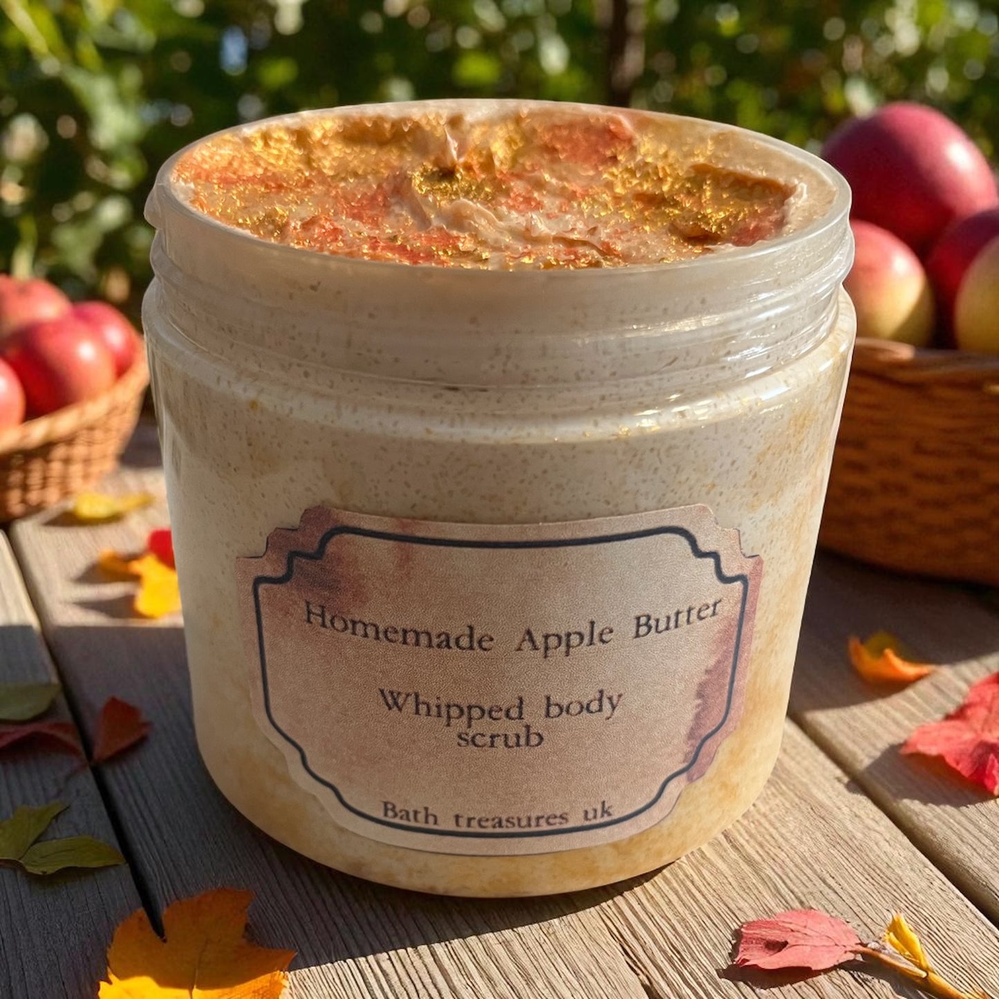 Homemade Apple Butter whipped body scrub 💫