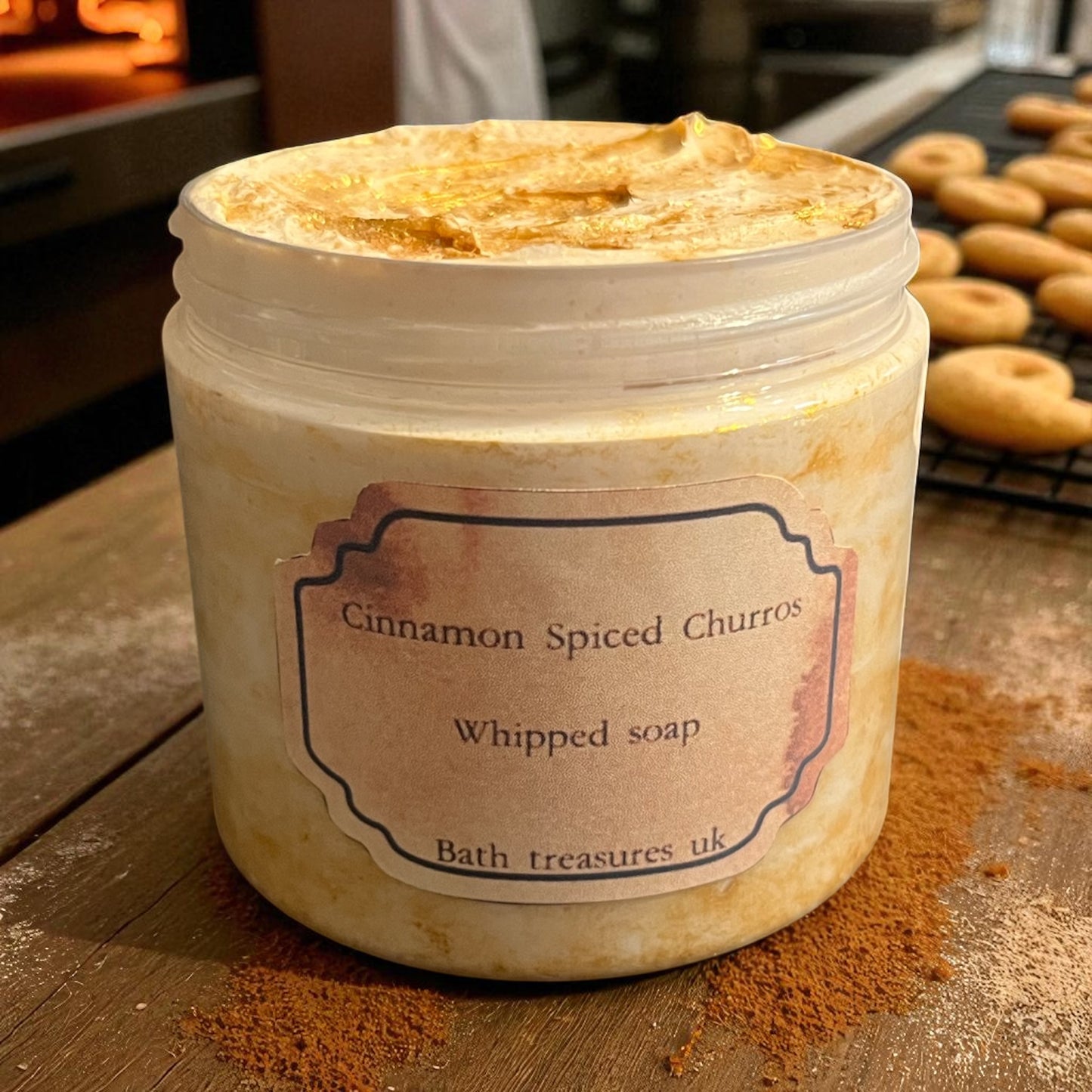 Cinnamon Spiced Churros whipped soap 💫