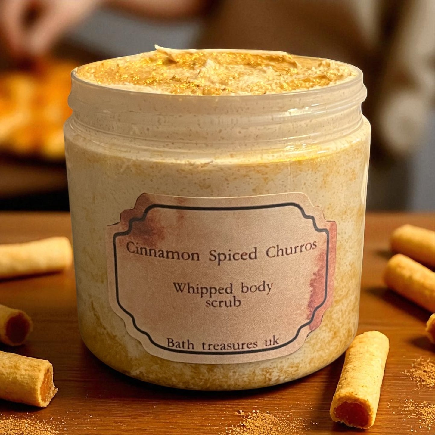 Cinnamon Spiced Churros whipped body scrub 💫