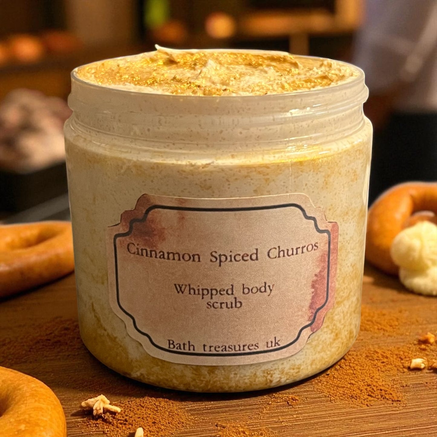 Cinnamon Spiced Churros whipped body scrub 💫