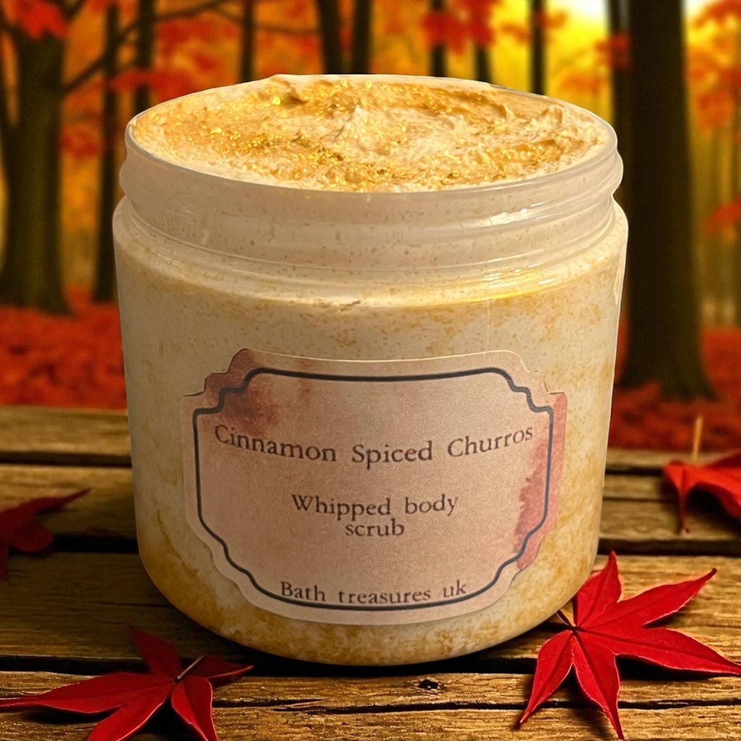 Cinnamon Spiced Churros whipped body scrub 💫