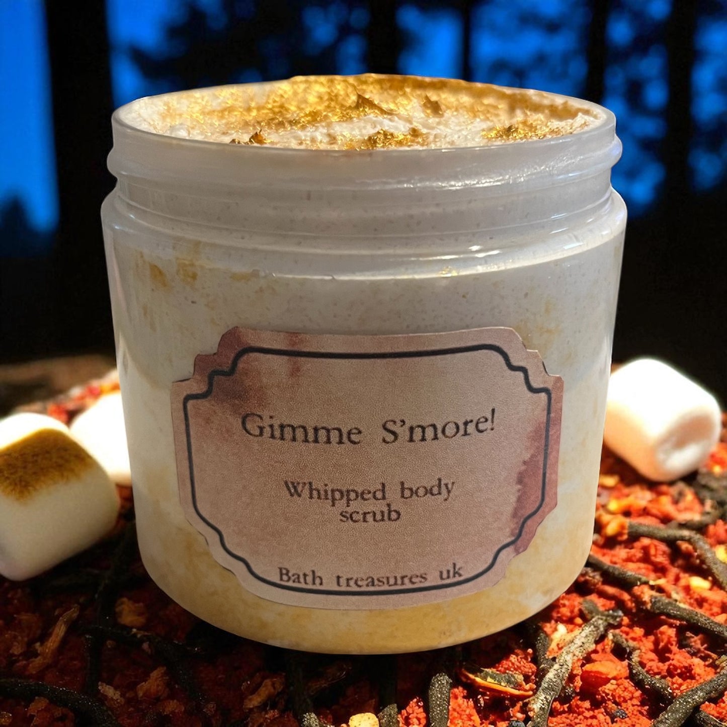Gimme S’more whipped body scrub 💫