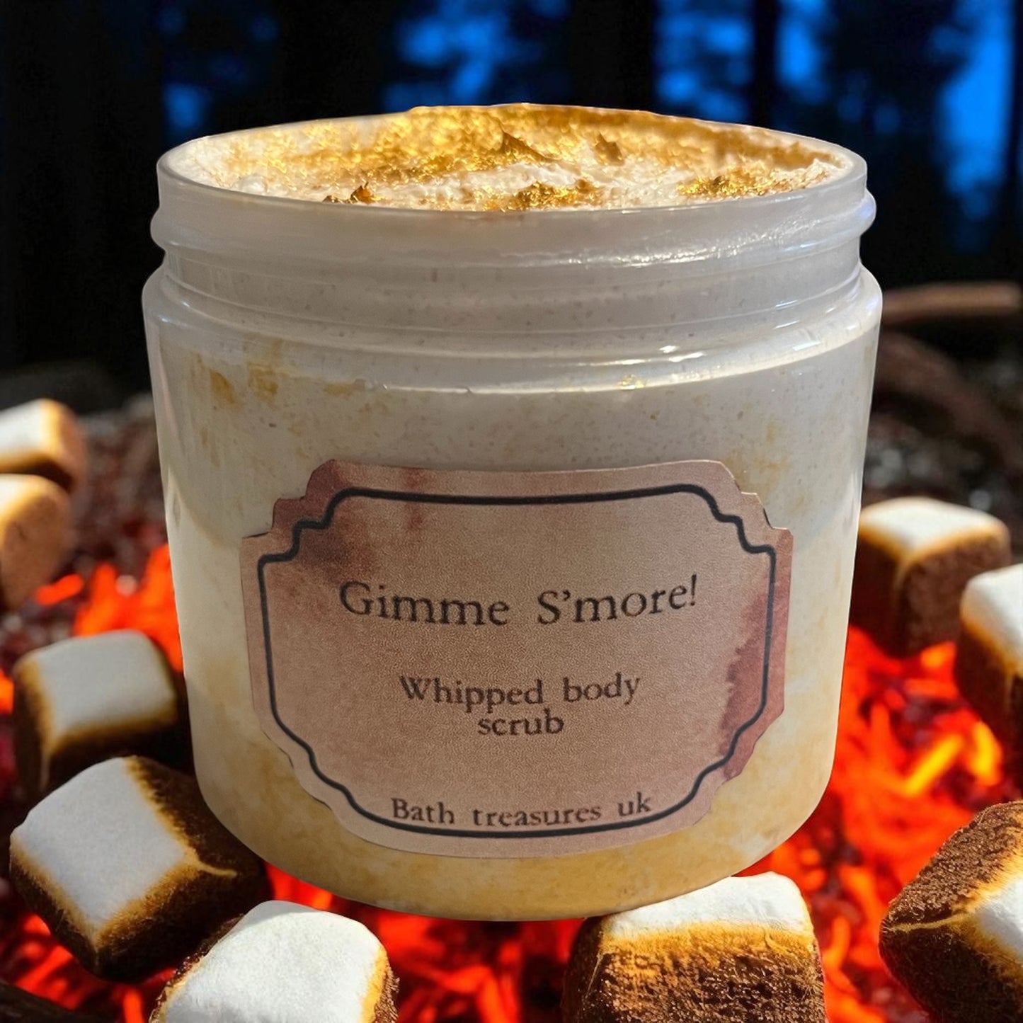 Gimme S’more whipped body scrub 💫