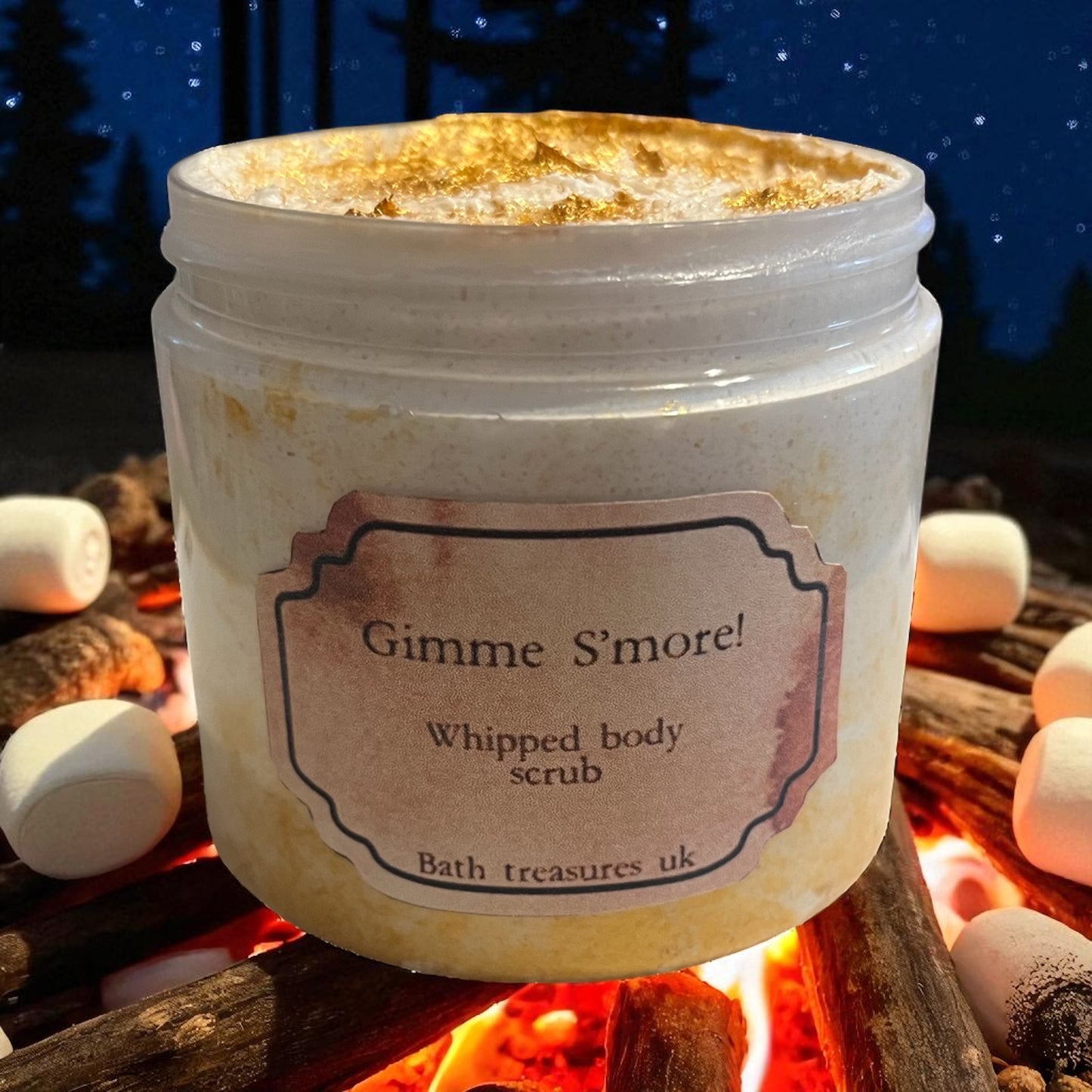 Gimme S’more whipped body scrub 💫