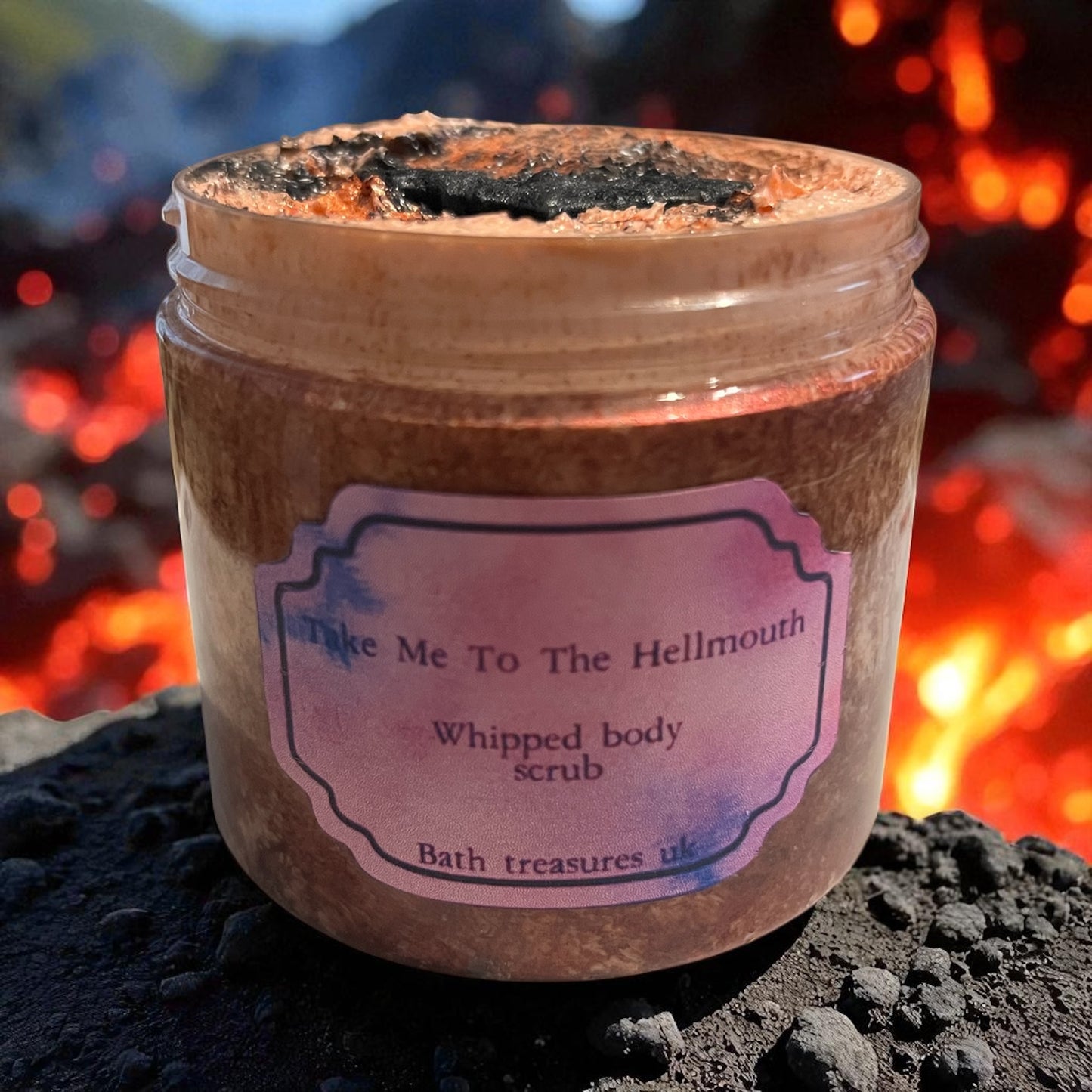 Take me to the hellmouth whipped body scrub 💫