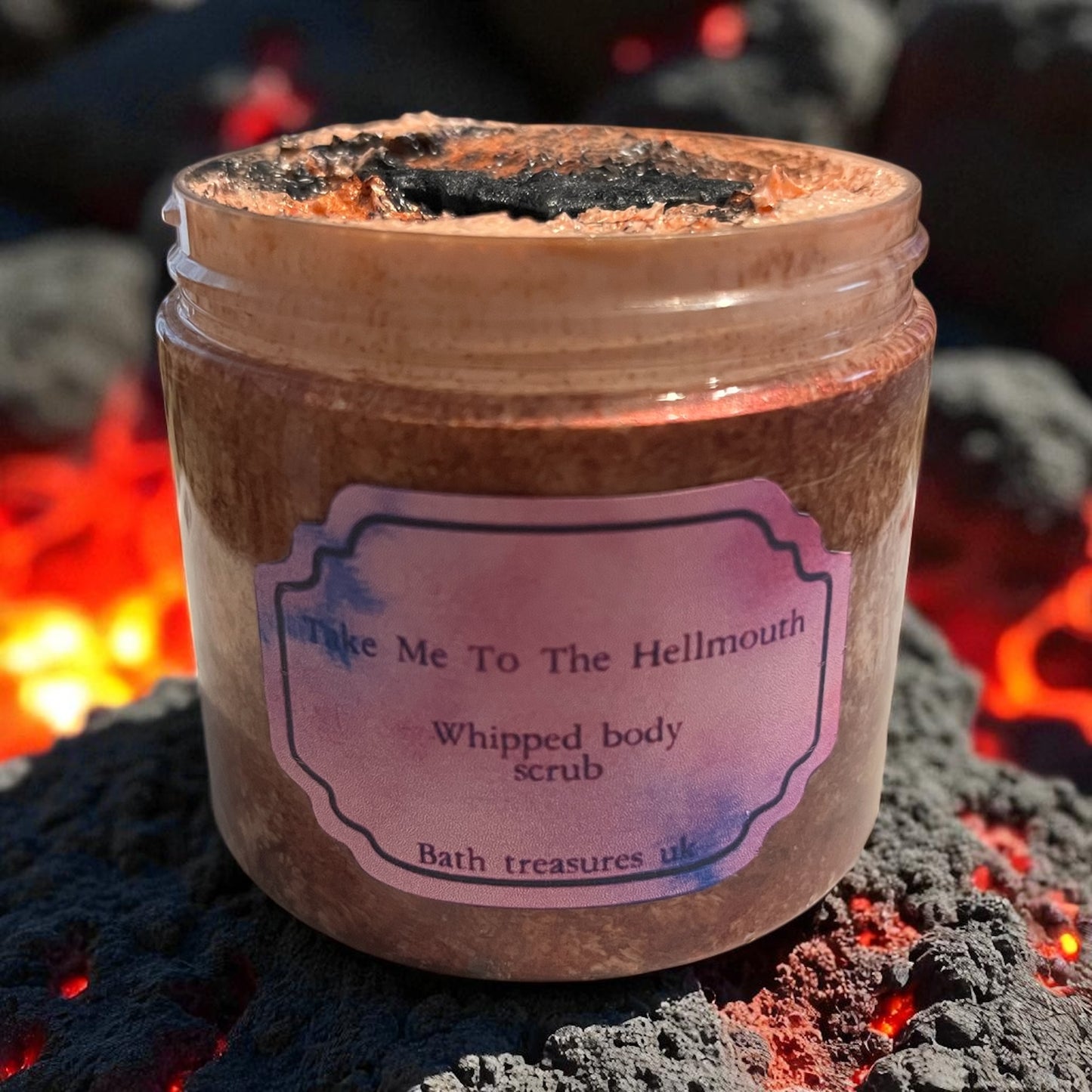 Take me to the hellmouth whipped body scrub 💫