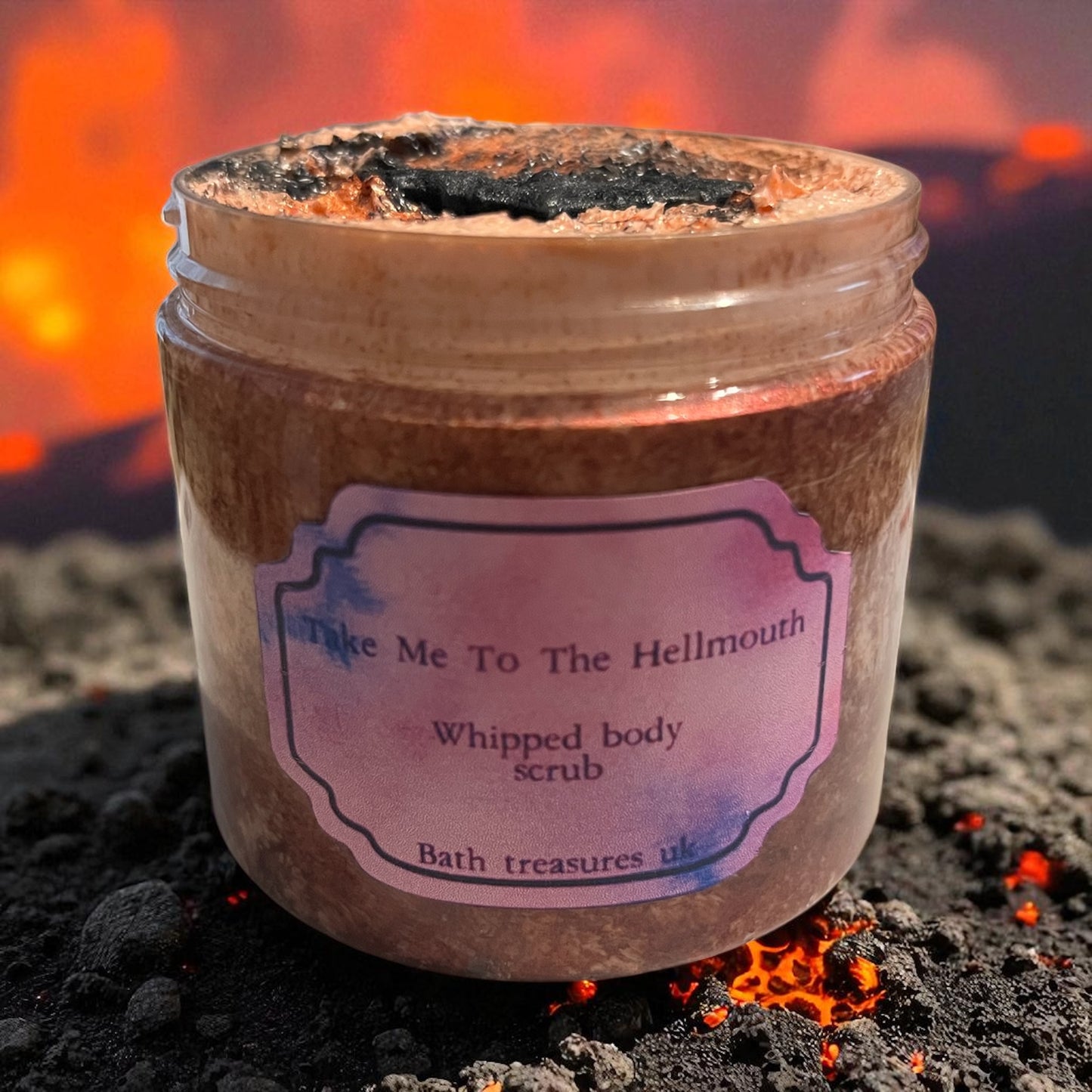 Take me to the hellmouth whipped body scrub 💫