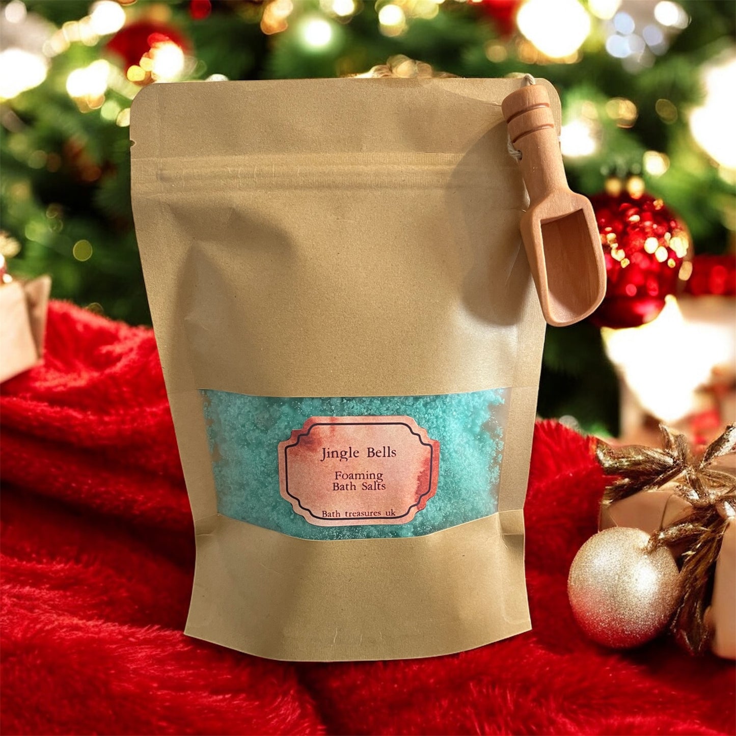 Jingle Bells foaming bath salts 💫