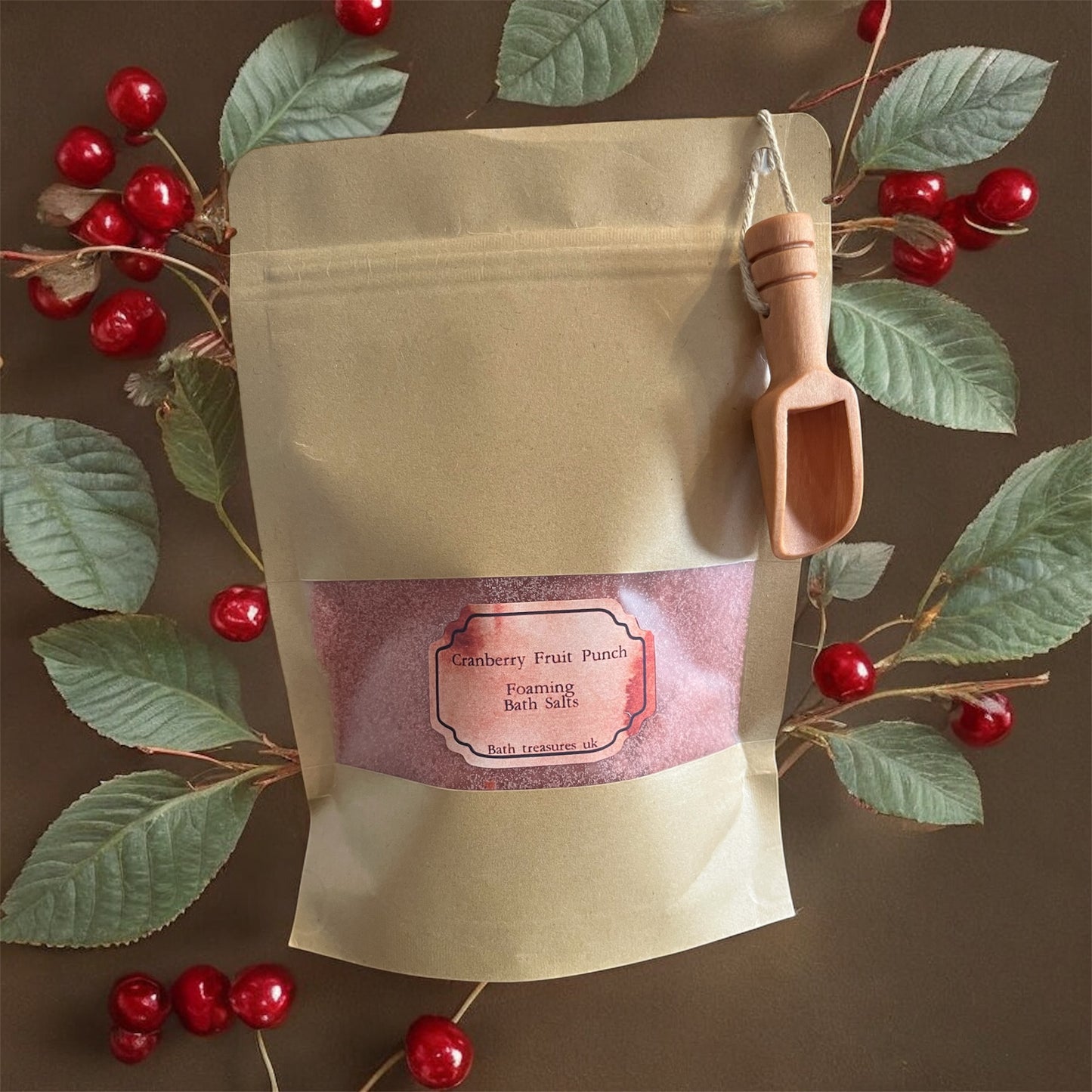 Cranberry fruit punch foaming bath salts 💫