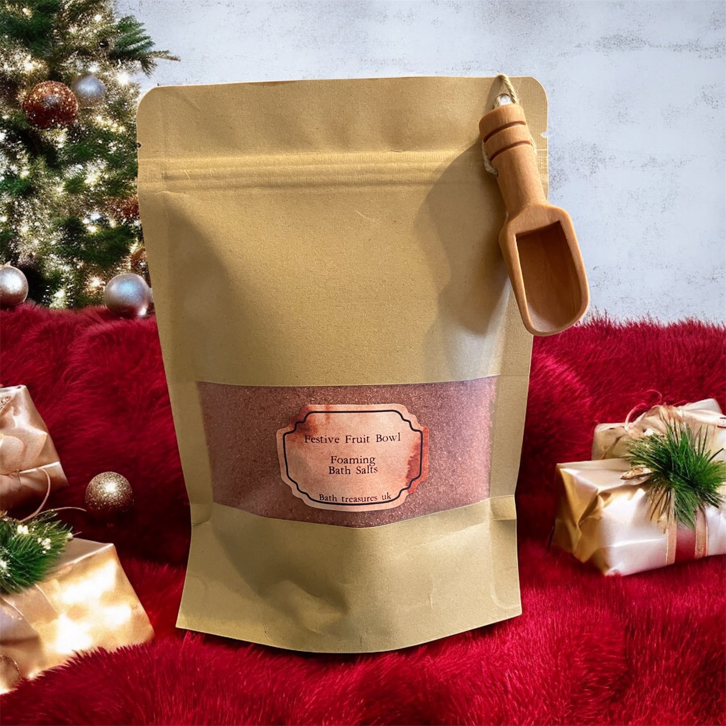Festive fruit bowl foaming bath salts 💫