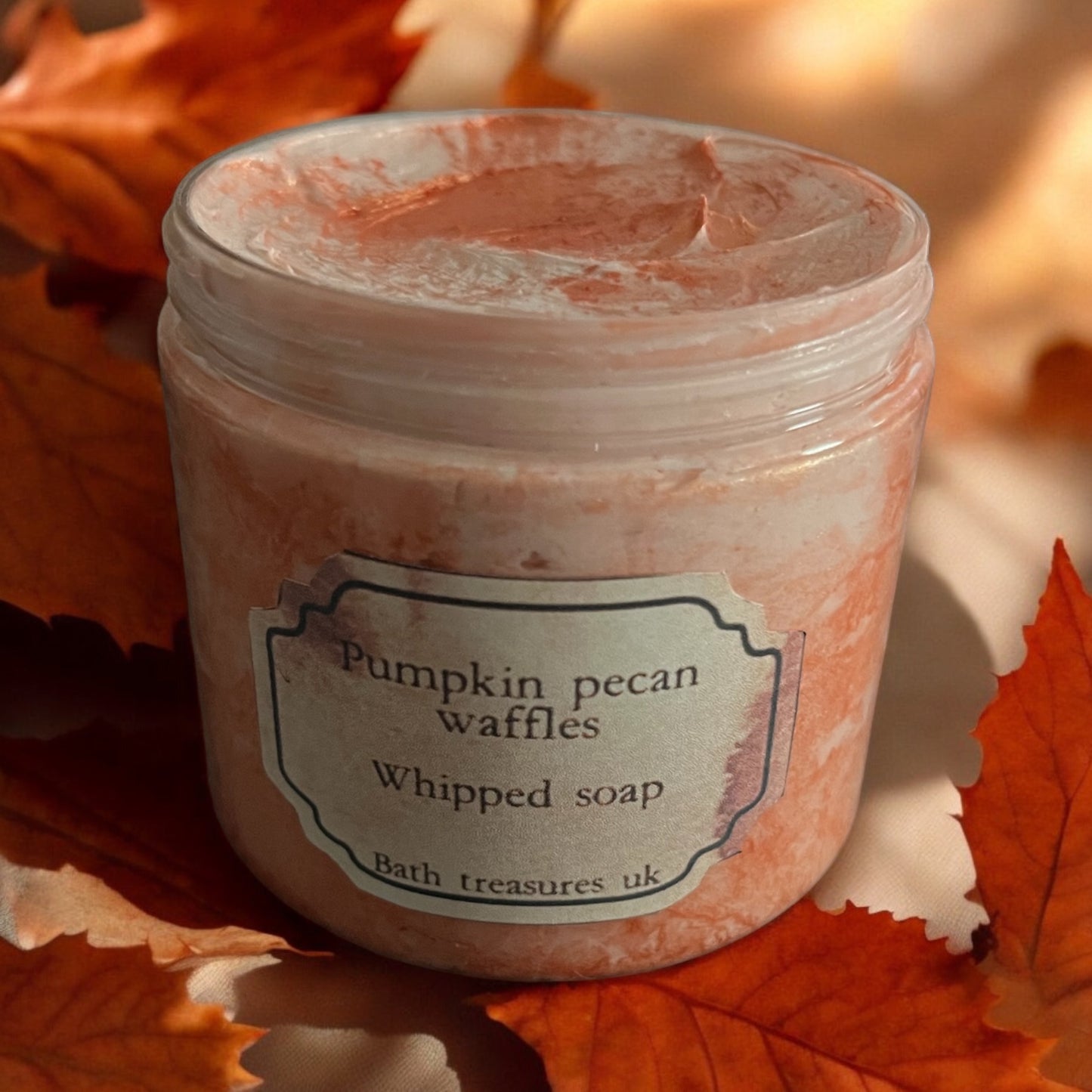 Pumpkin pecan waffles whipped soap 💫