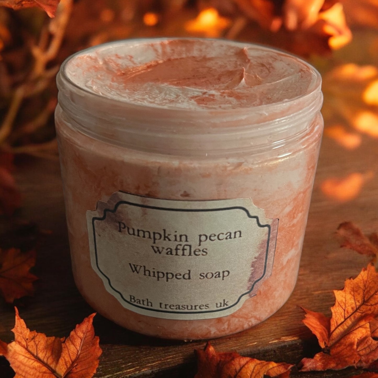 Pumpkin pecan waffles whipped soap 💫