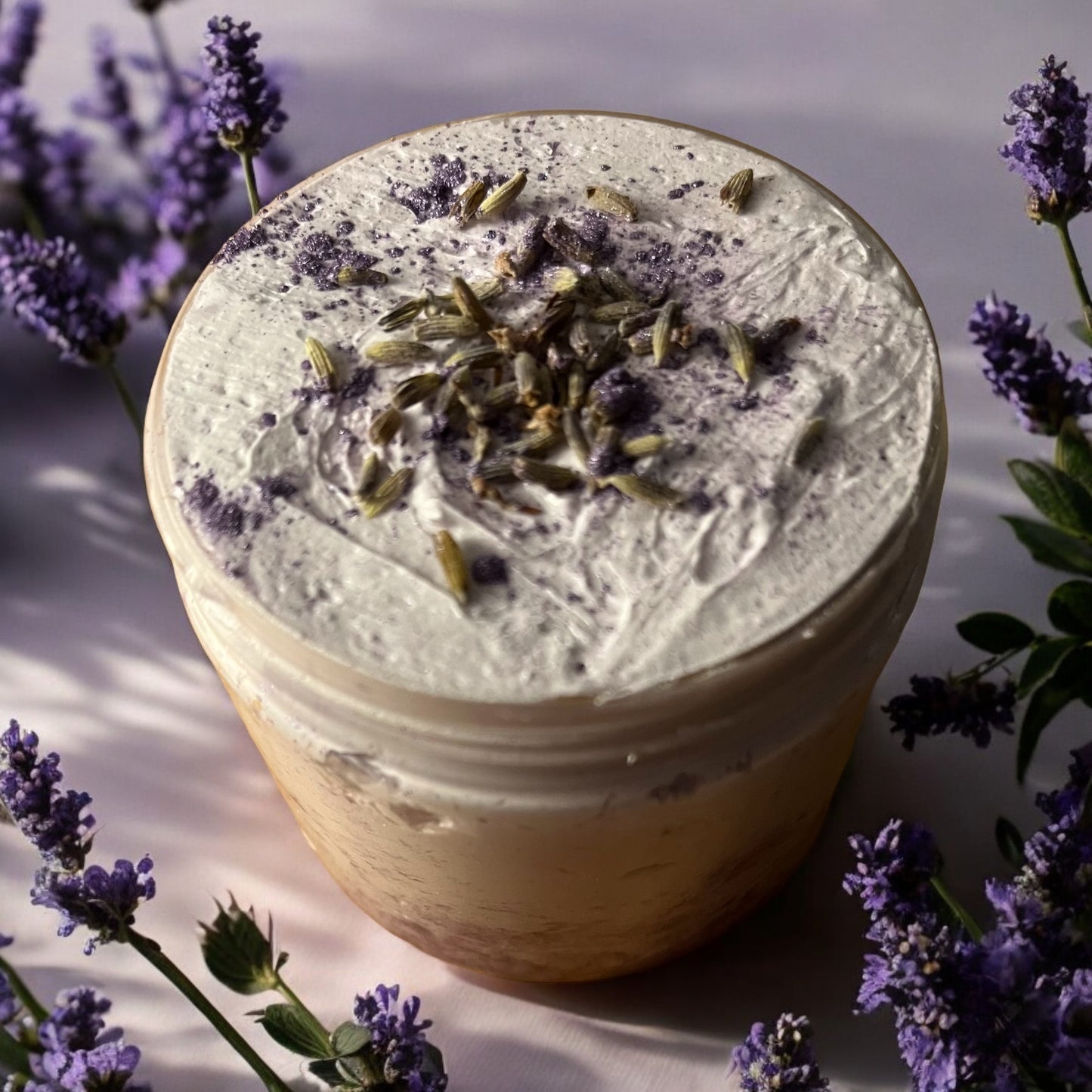 Dreamy lavender whipped soap 💫