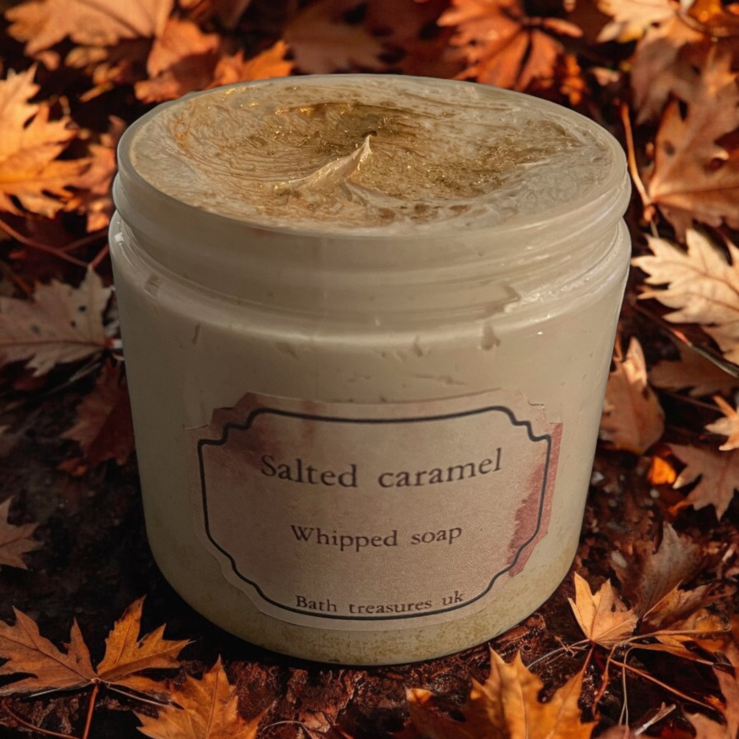 Salted caramel whipped soap 💫