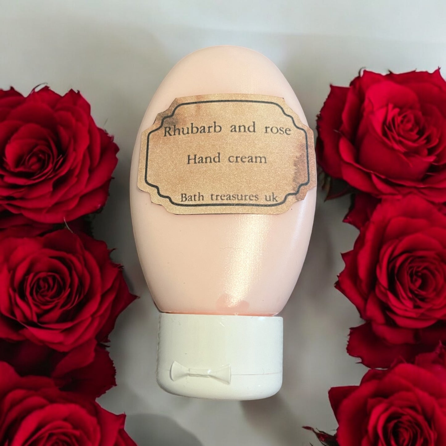 Rhubarb and rose hand cream 💫