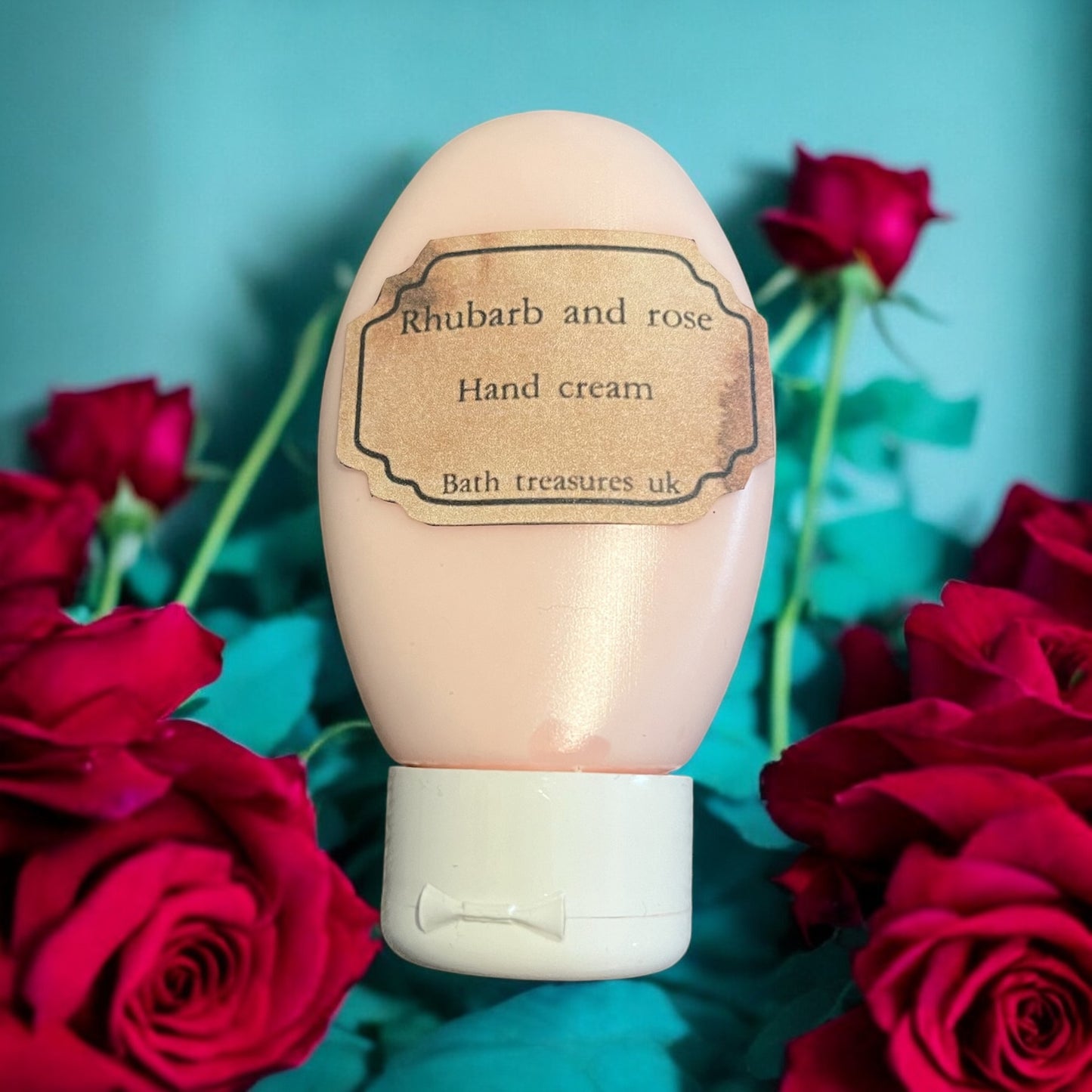 Rhubarb and rose hand cream 💫