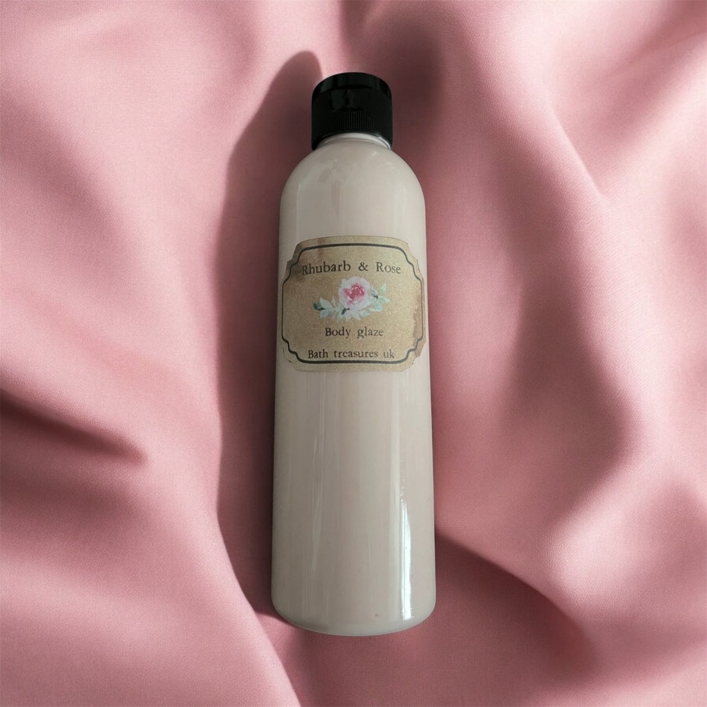Rhubarb and rose body glaze 💫