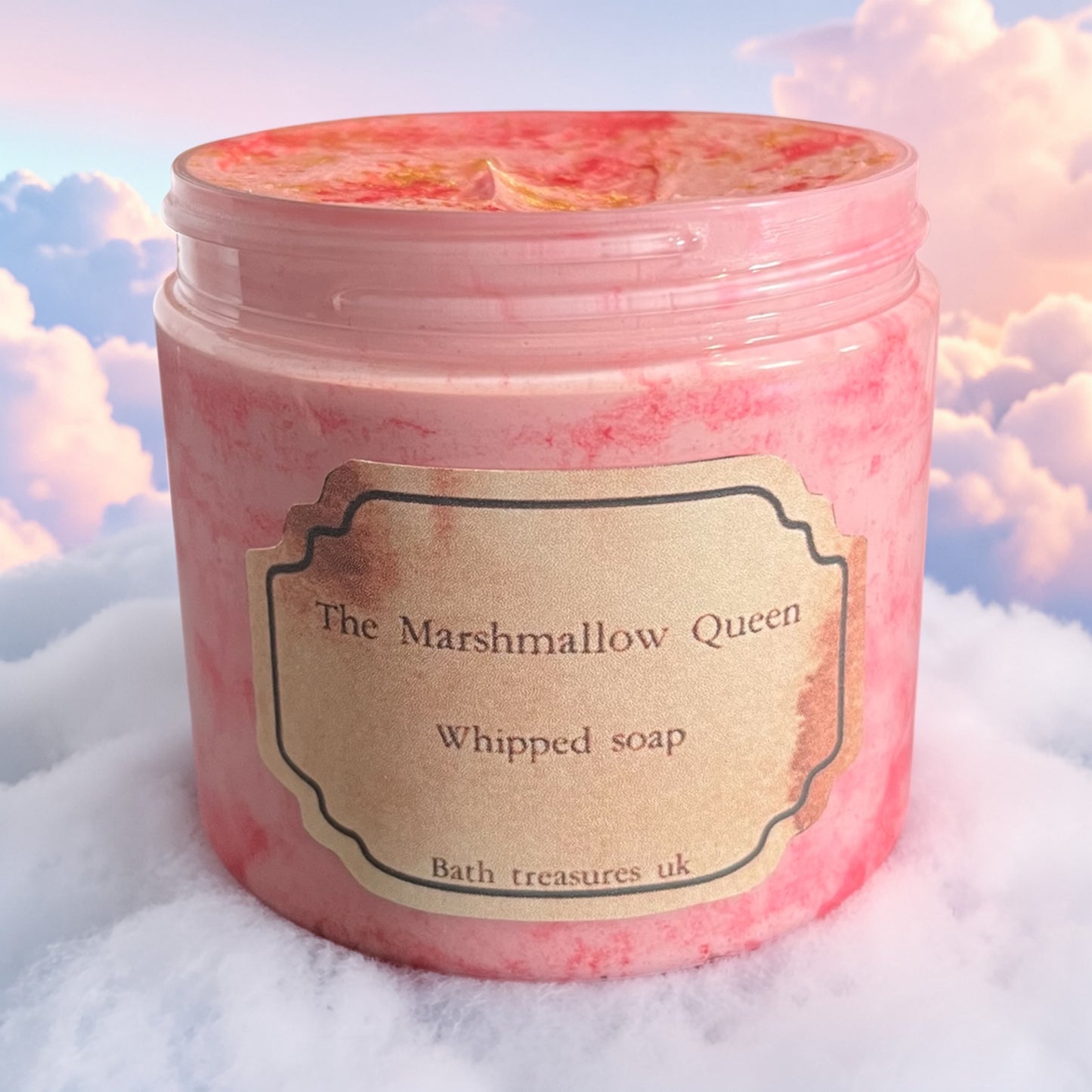 The marshmallow Queen Whipped Soap 💫