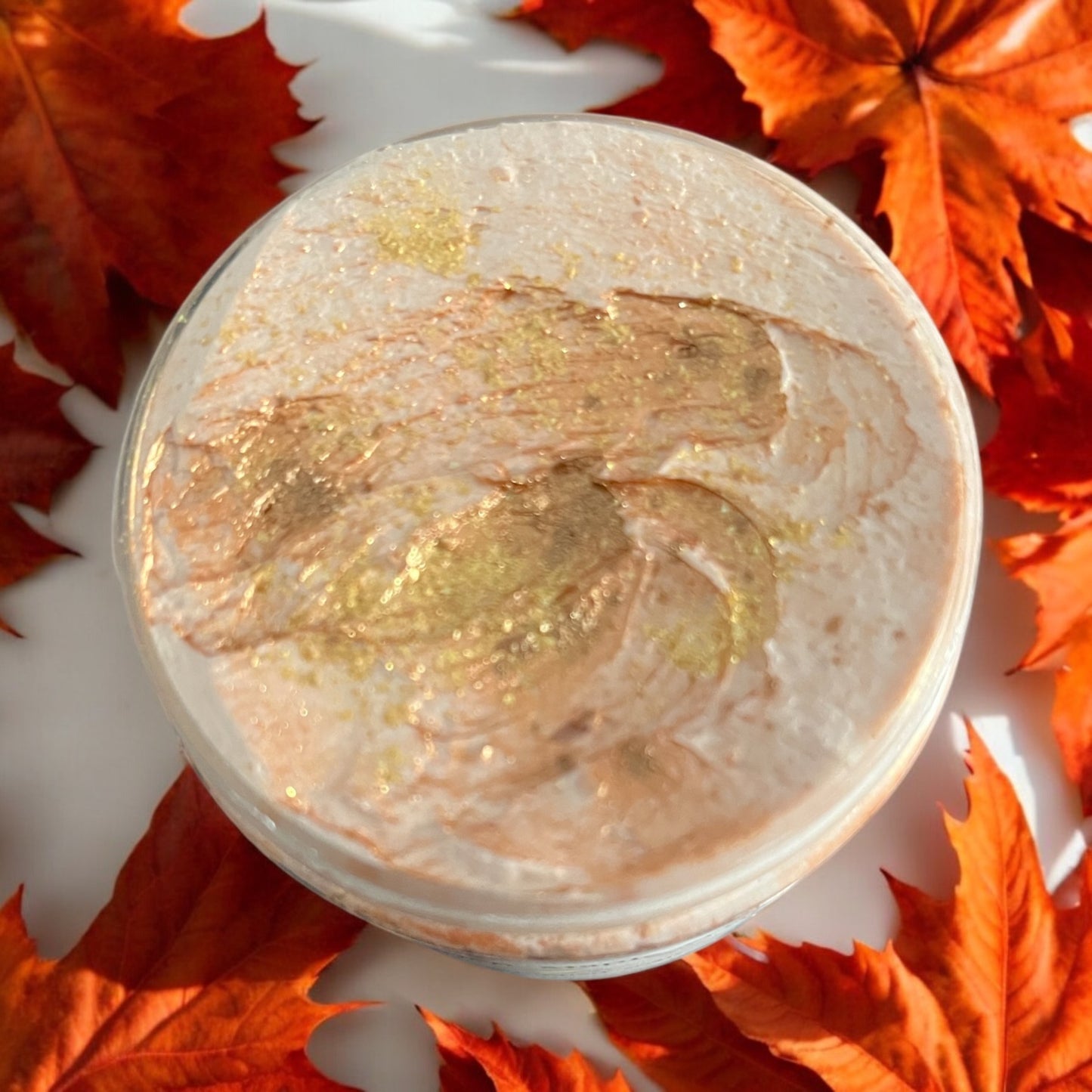 Golden maple syrup whipped soap 💫