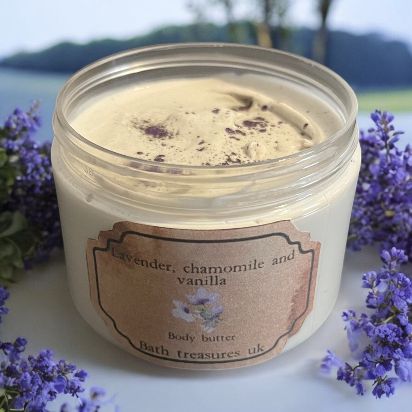 Lavender, chamomile and vanilla body butter 💫