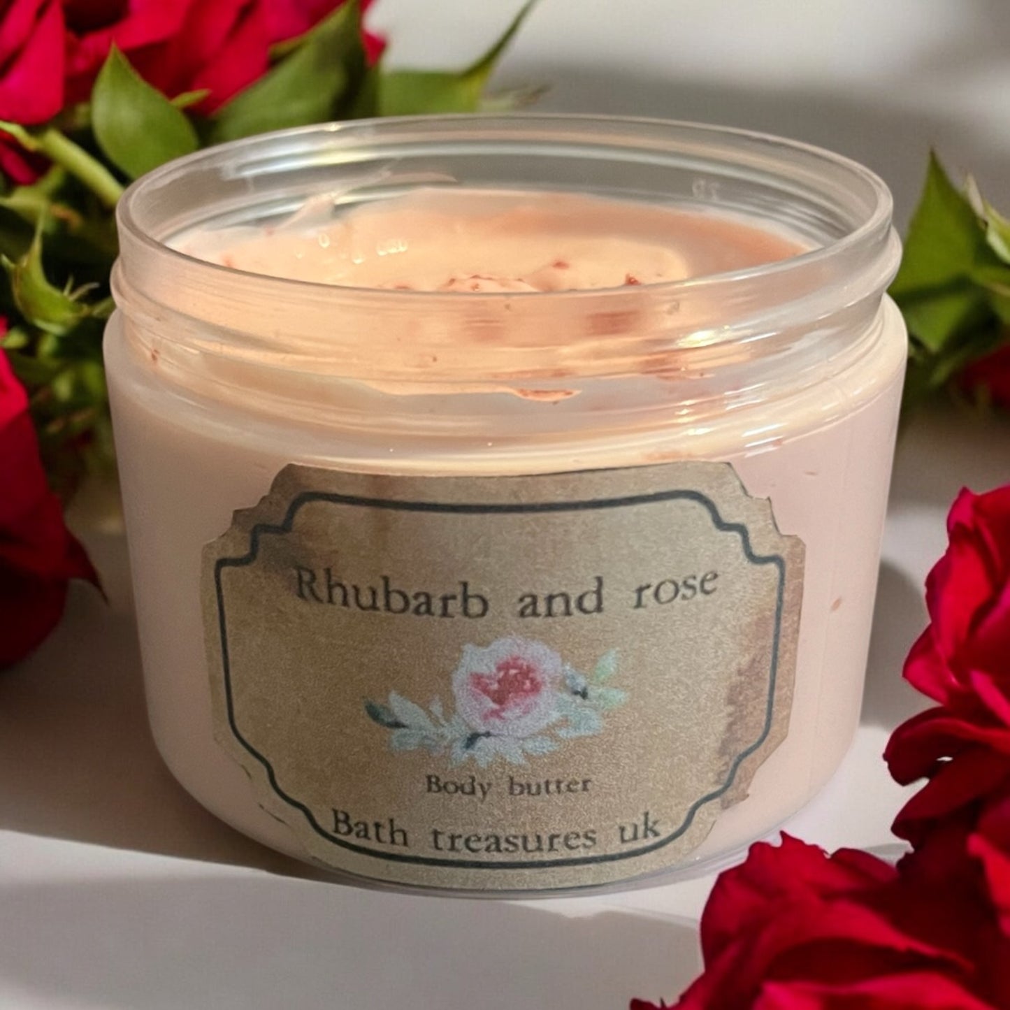 Rhubarb and rose body butter 💫