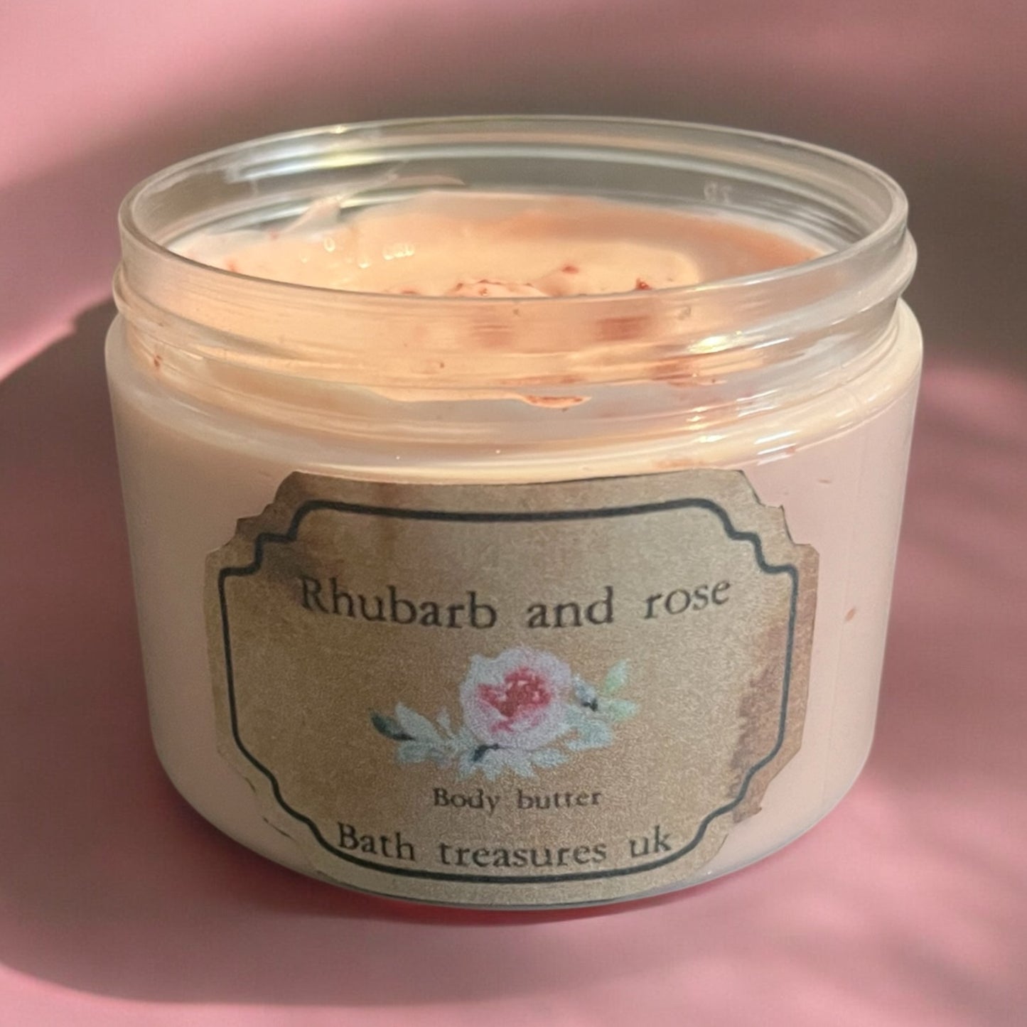 Rhubarb and rose body butter 💫