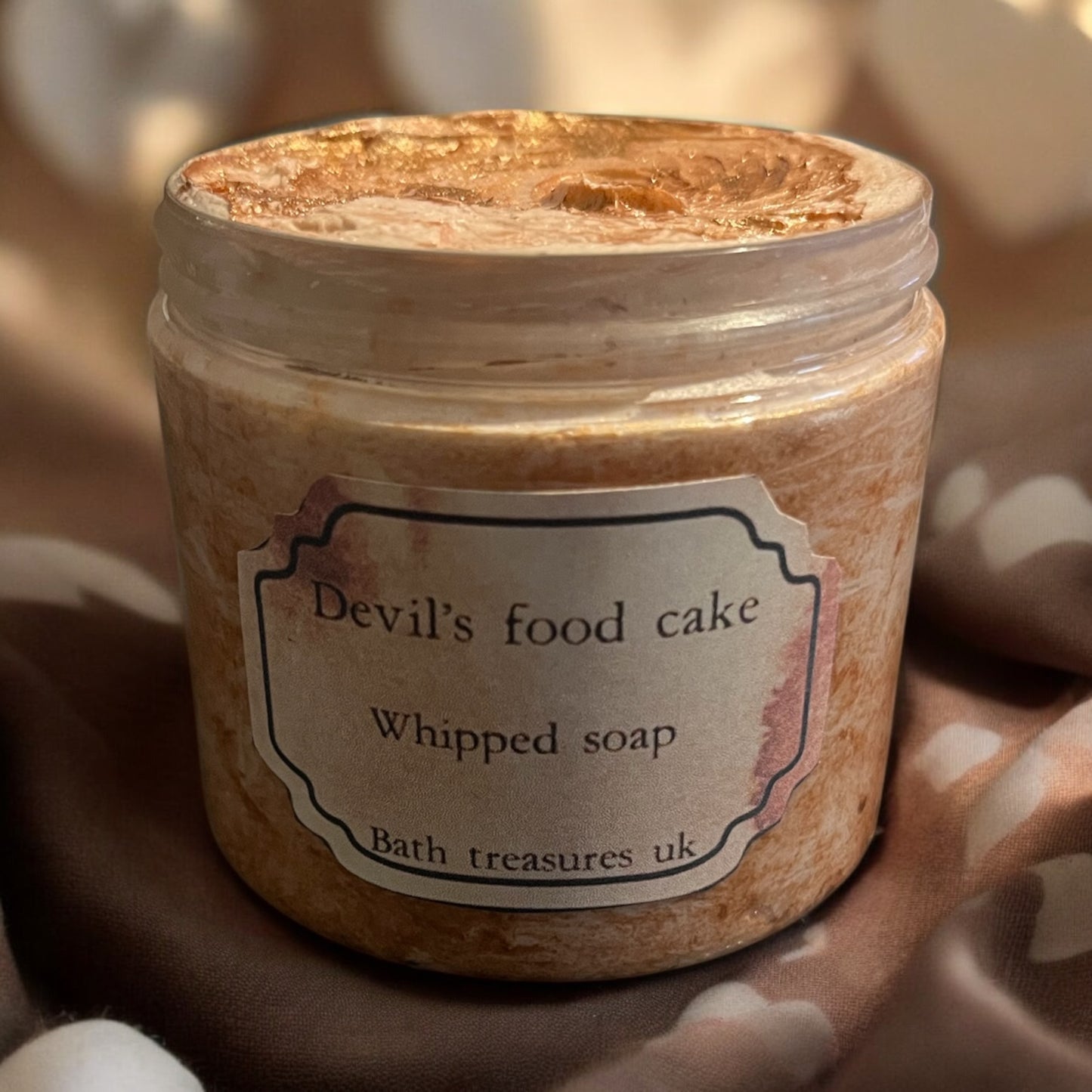 Devils food cake whipped soap 💫