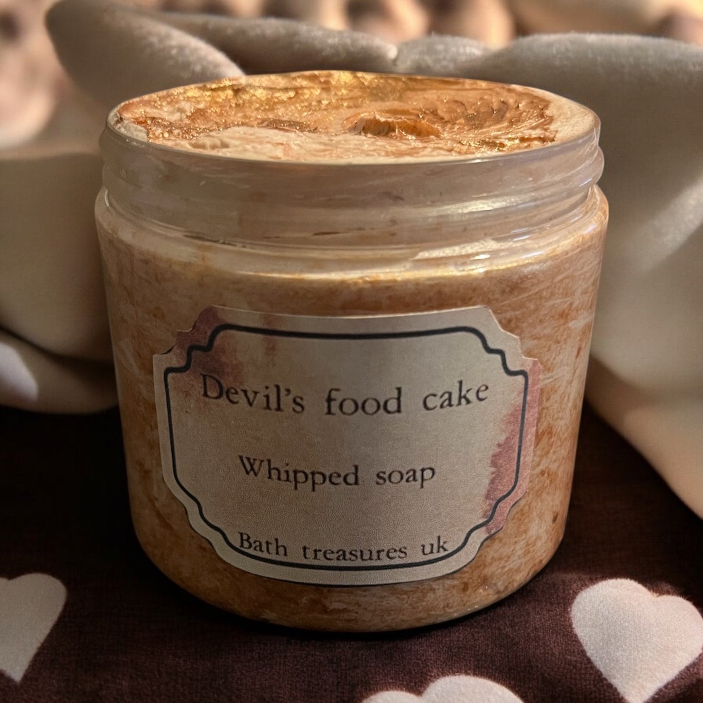 Devils food cake whipped soap 💫