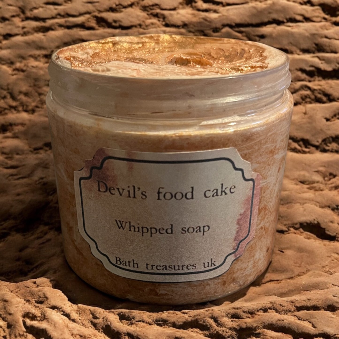 Devils food cake whipped soap 💫