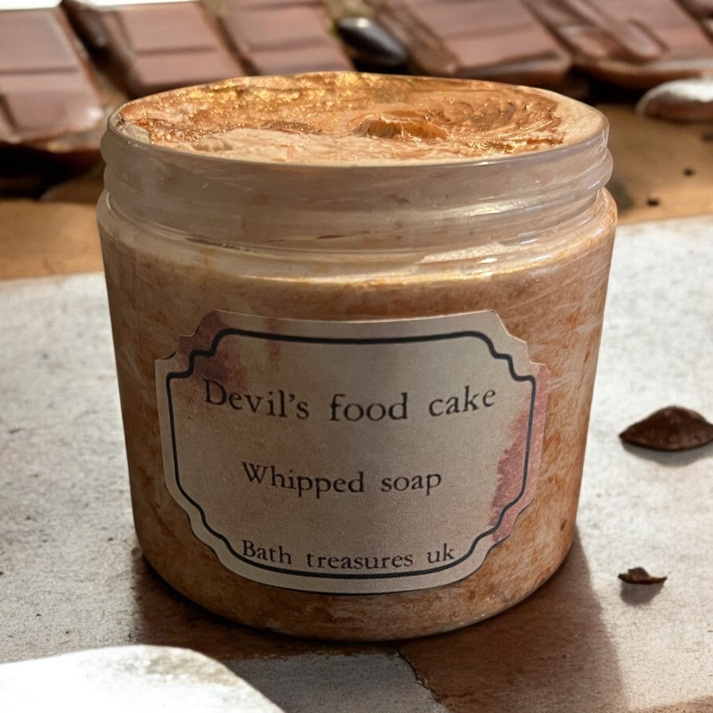 Devils food cake whipped soap 💫