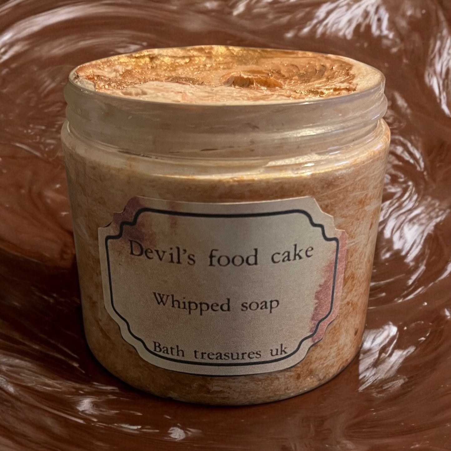 Devils food cake whipped soap 💫