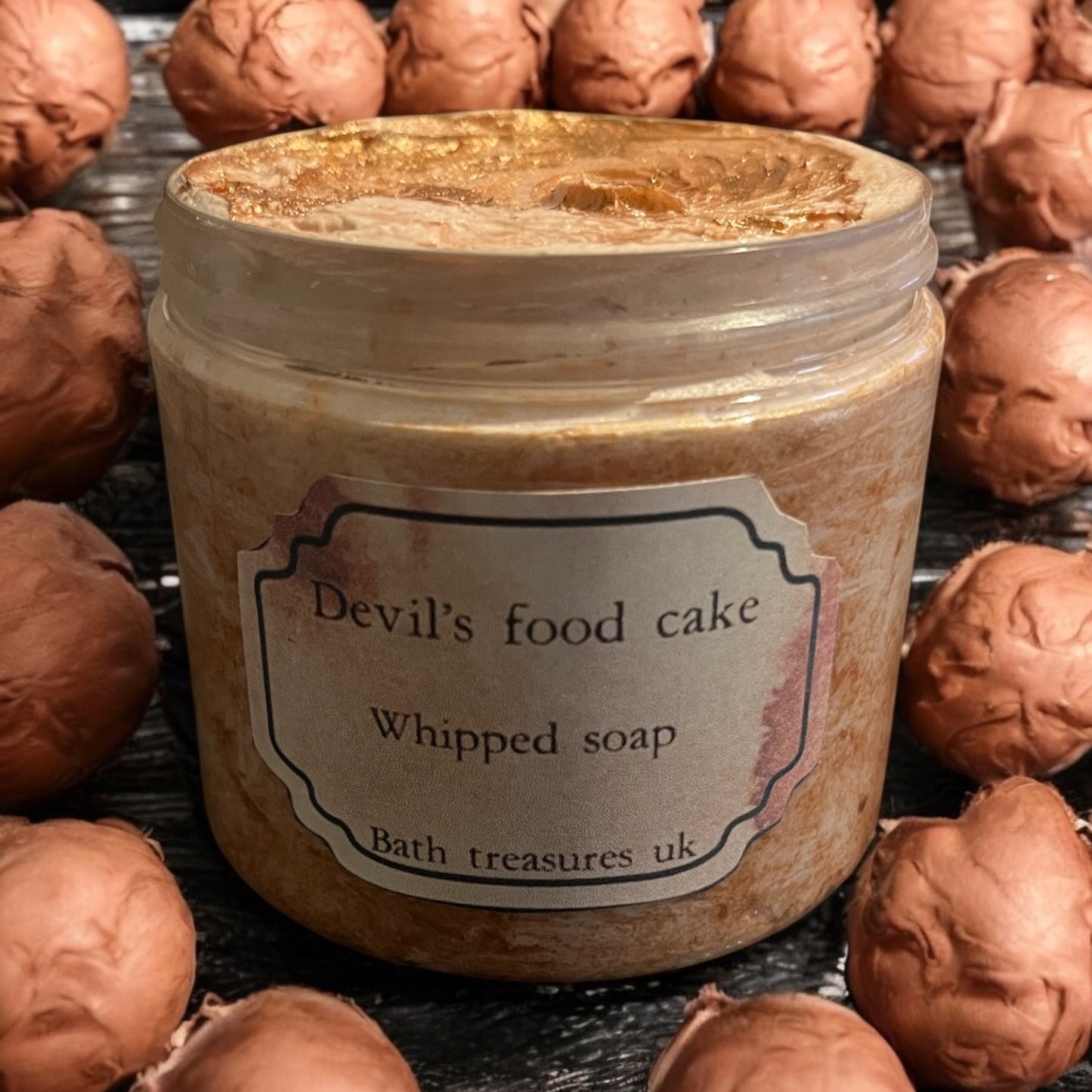 Devils food cake whipped soap 💫