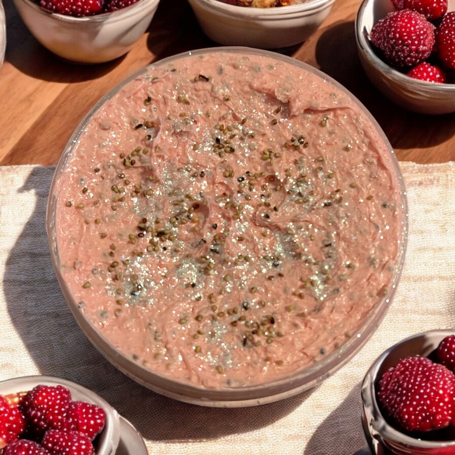 Strawberry swirl whipped body scrub 💫
