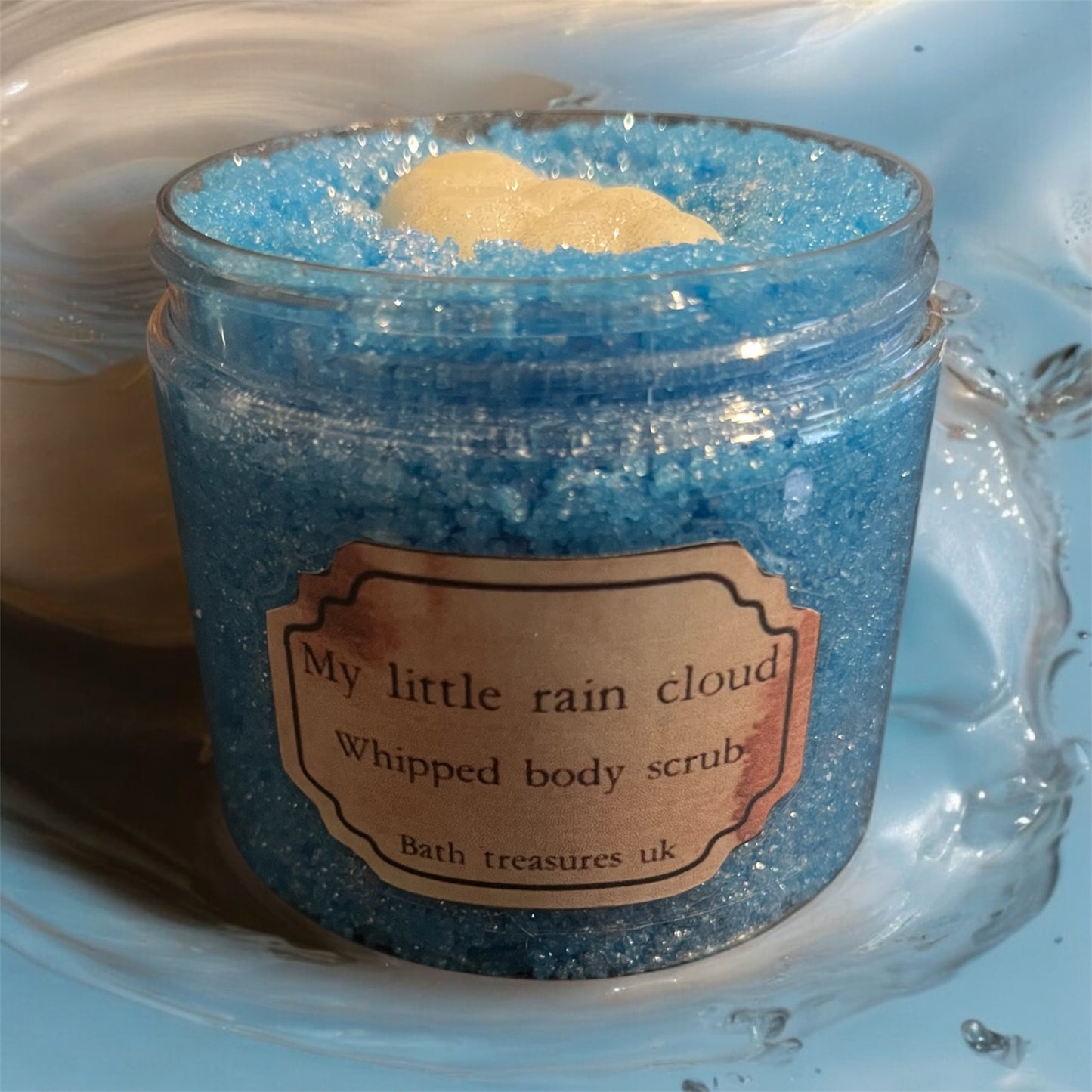 My little rain cloud whipped body scrub 💫