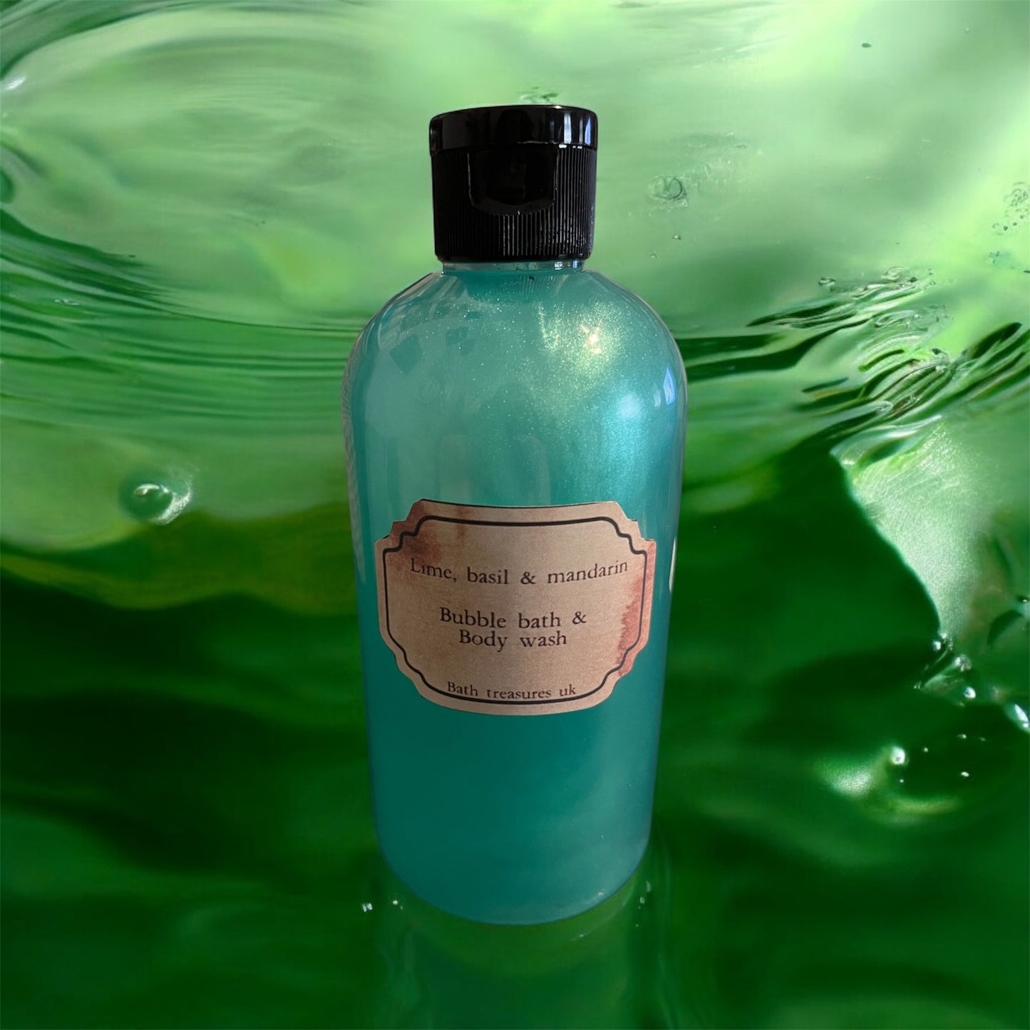 Lime, basil & mandarin bubble bath & body wash 💫