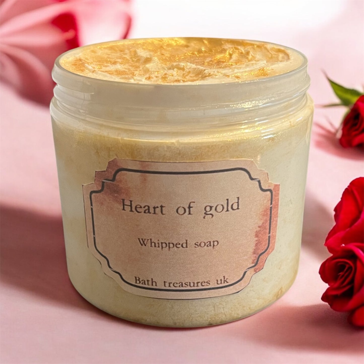 Heart of gold whipped soap 💫