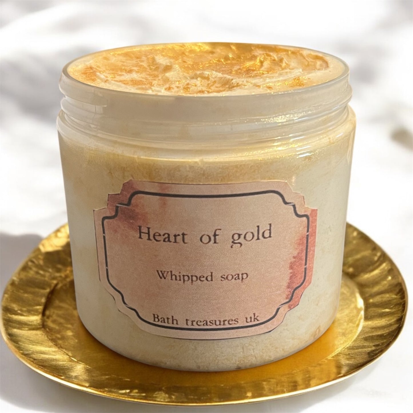 Heart of gold whipped soap 💫